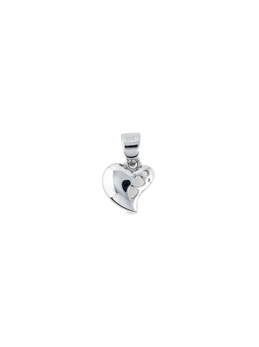 925 sterling silver heart pendant