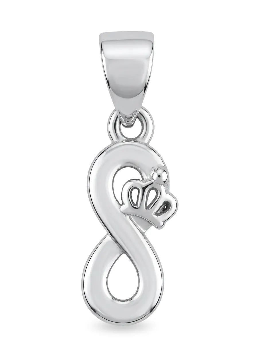 925 sterling silver infinity pendant