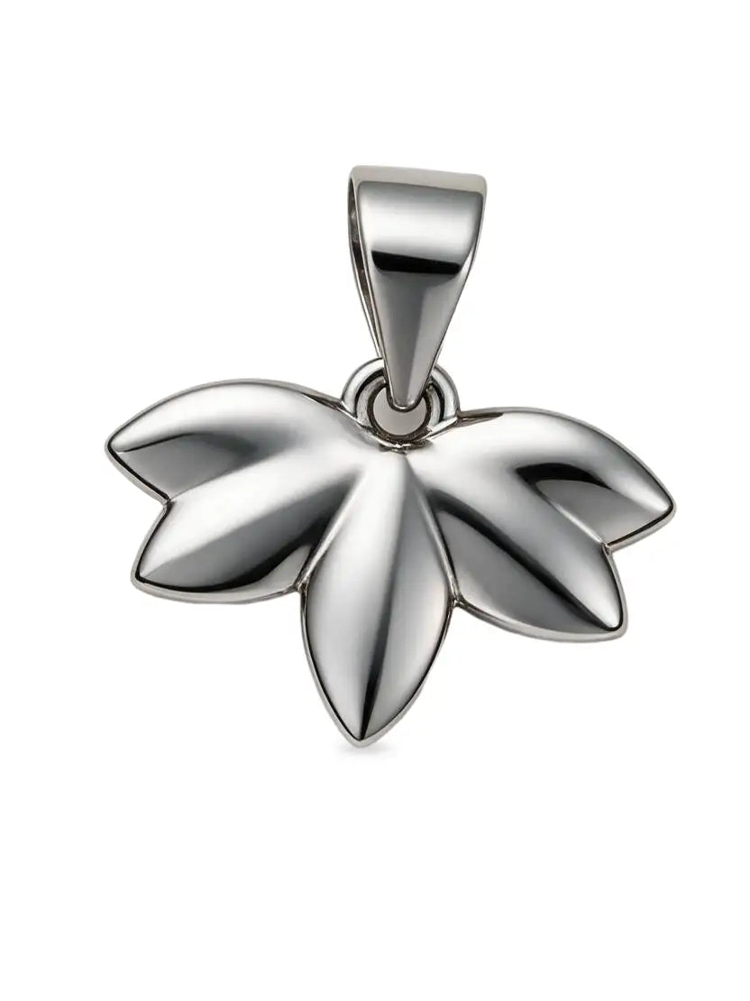 925 sterling silver ivy leaf pendant