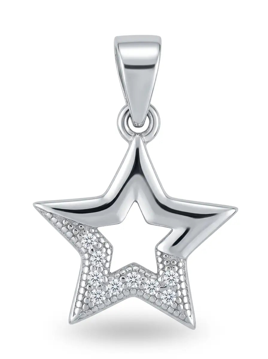 925 sterling silver star pendant