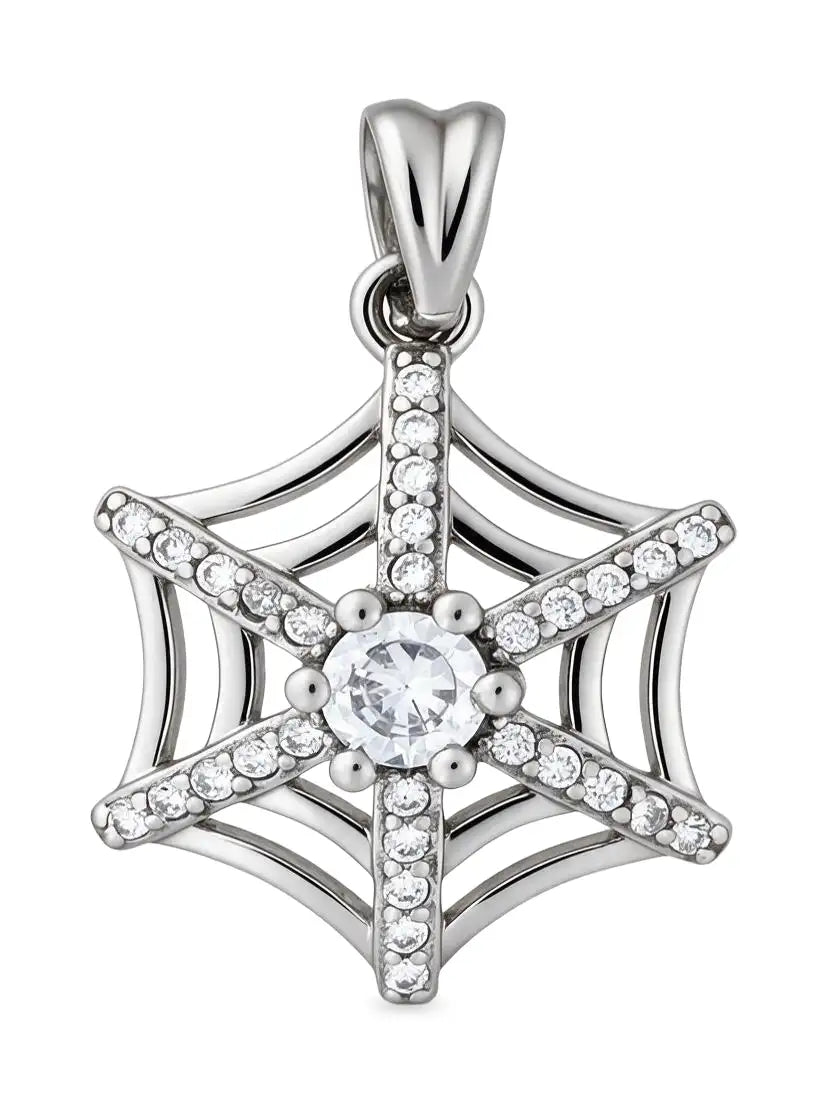 925 sterling silver starburst pendant