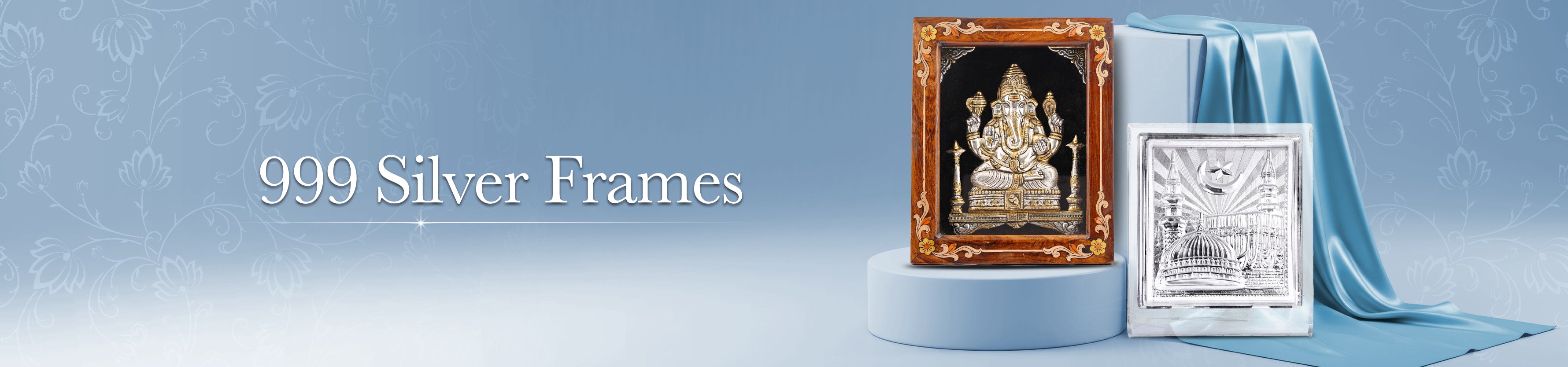 Silver frame Banner Desktop