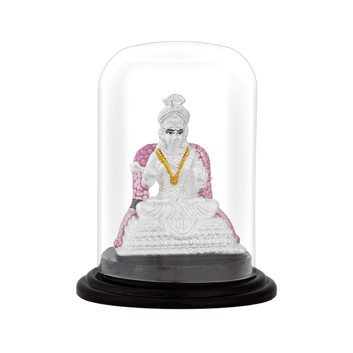 999 Silver Annapoorani Idol for Pooja and Prosperity