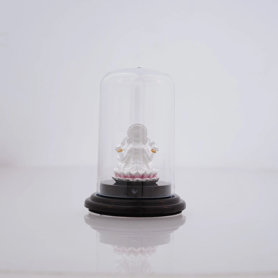 999 Silver Ganesha Idol for Car Dashboard Ishna 