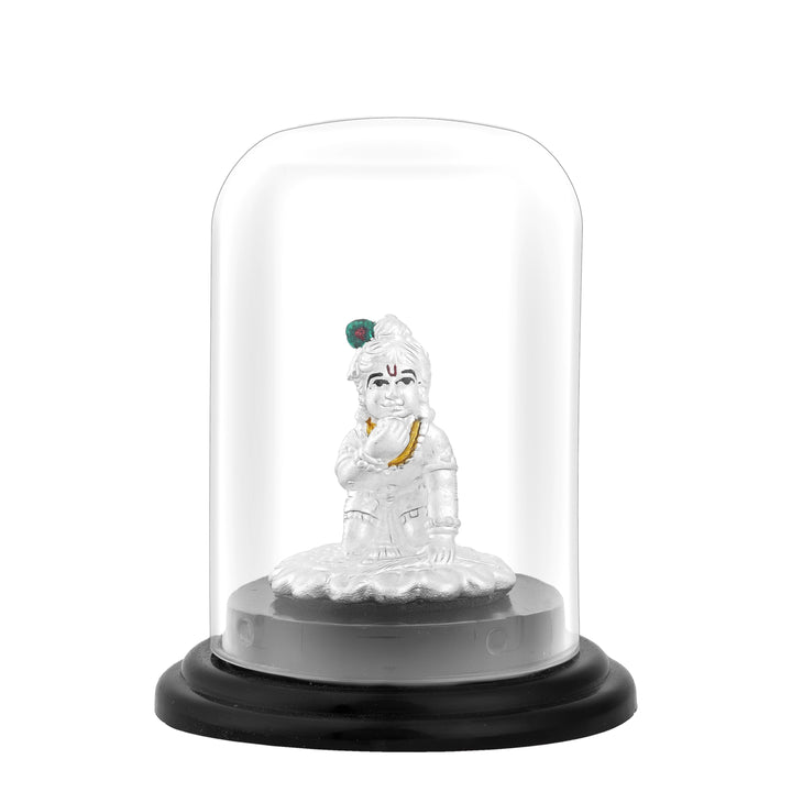 999 Silver Krishna Idol for Pooja and Home Temple