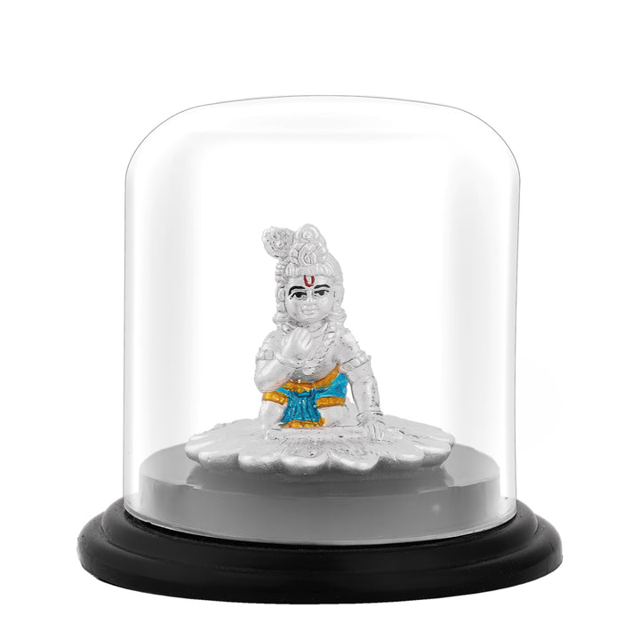 999 Silver Krishnar Idol for Pooja and Temple
