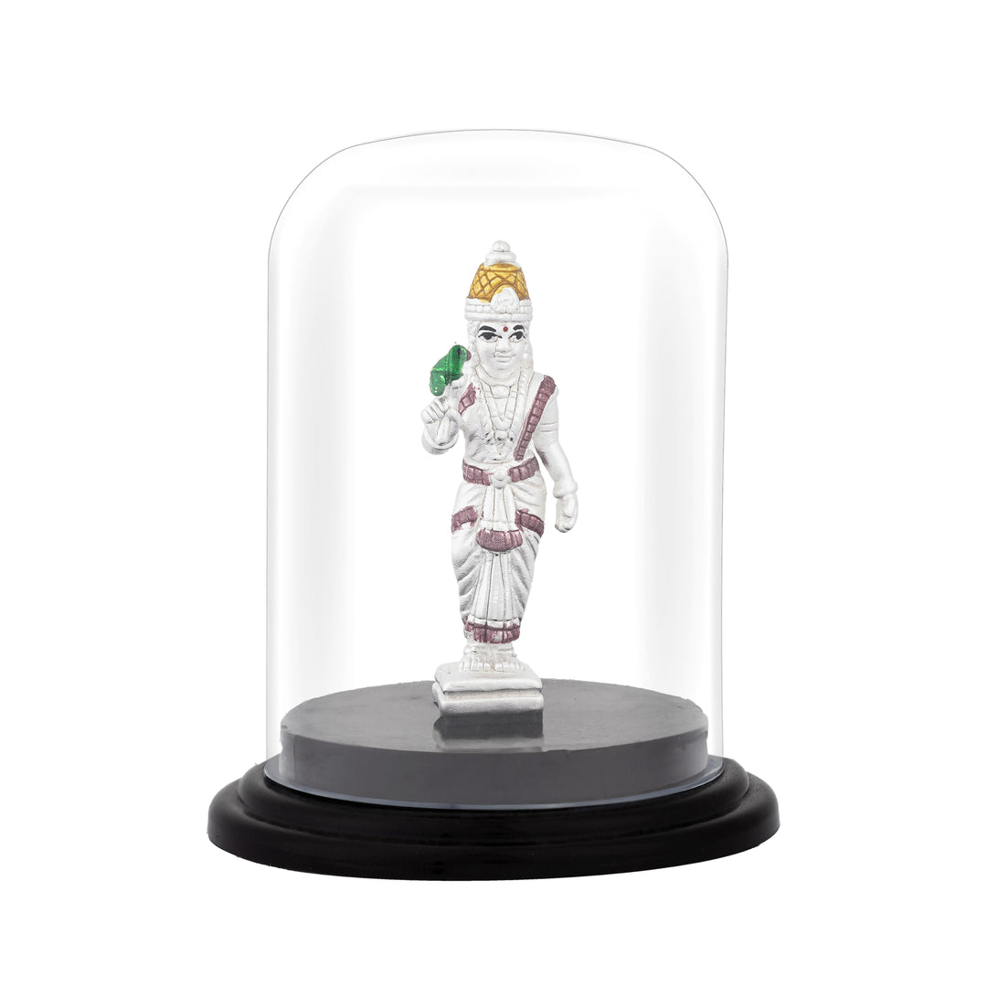 999 Silver Meenakshi Idol for Pooja