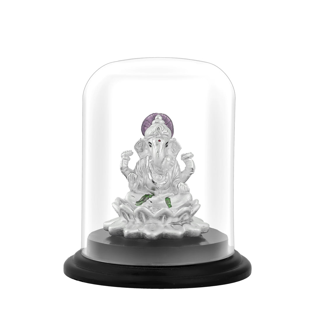 999 Silver Vinayakar Idol for Pooja and Home Décor