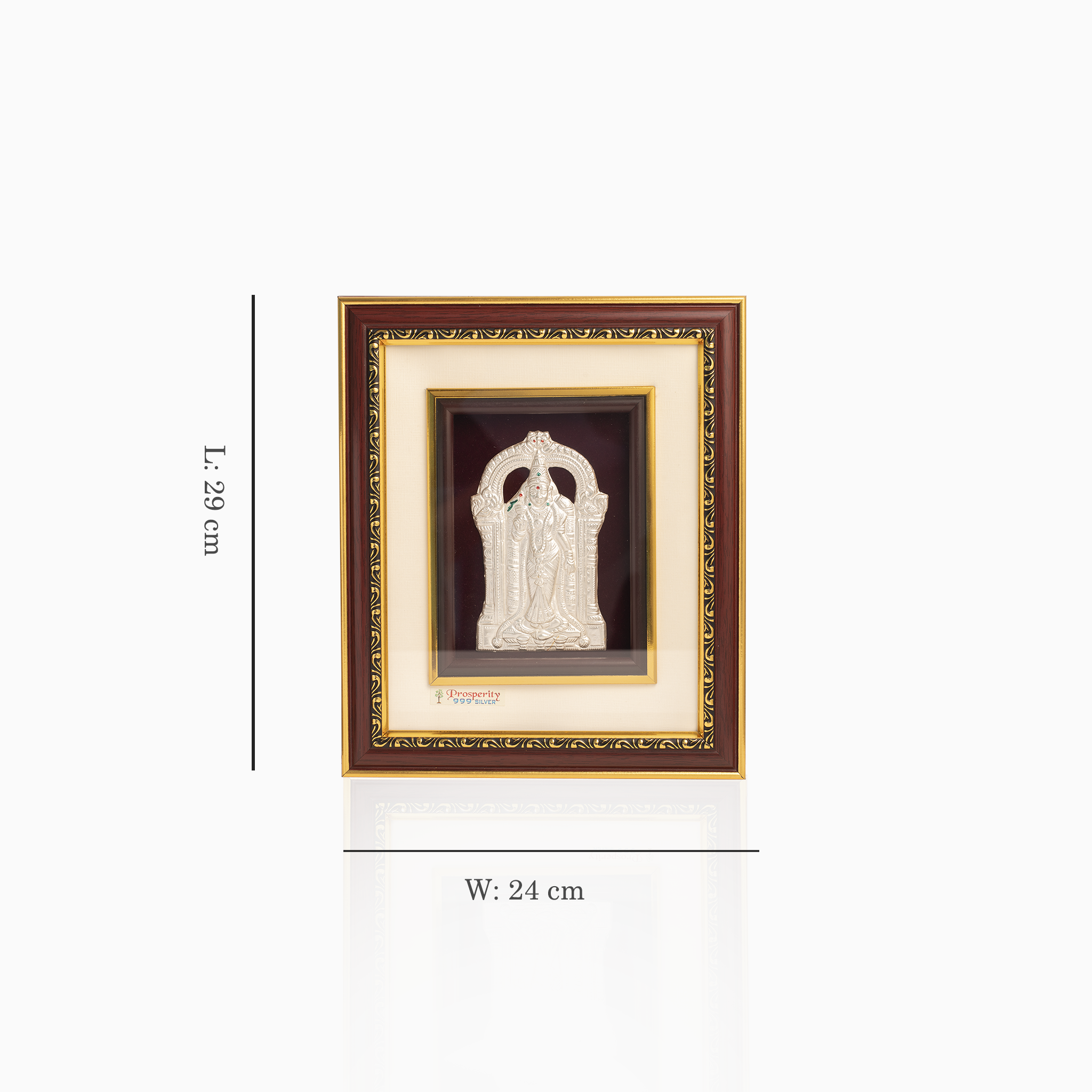 999 silver Meenakshi wall frame