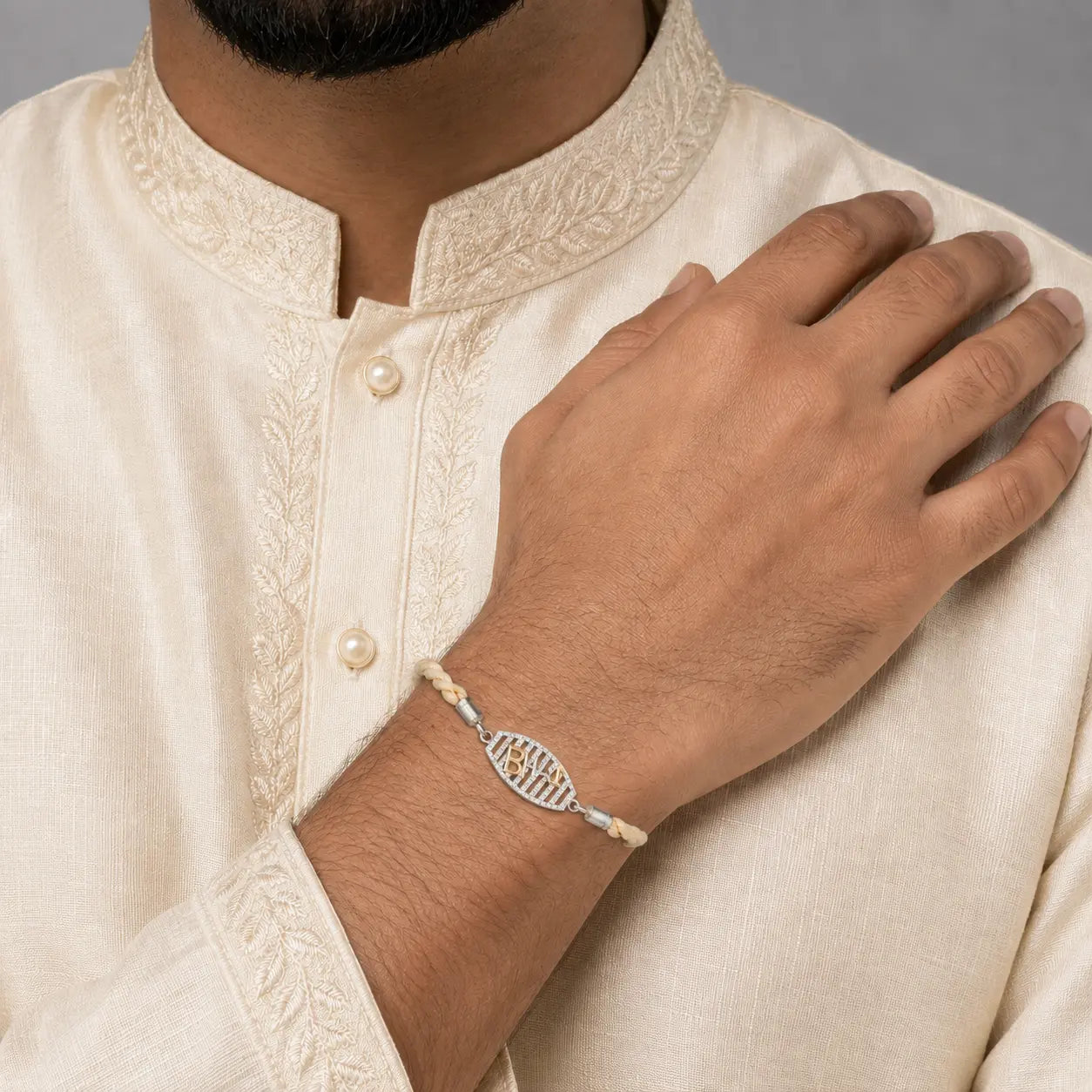 Adjustable 925 Silver BHAI Rakhi