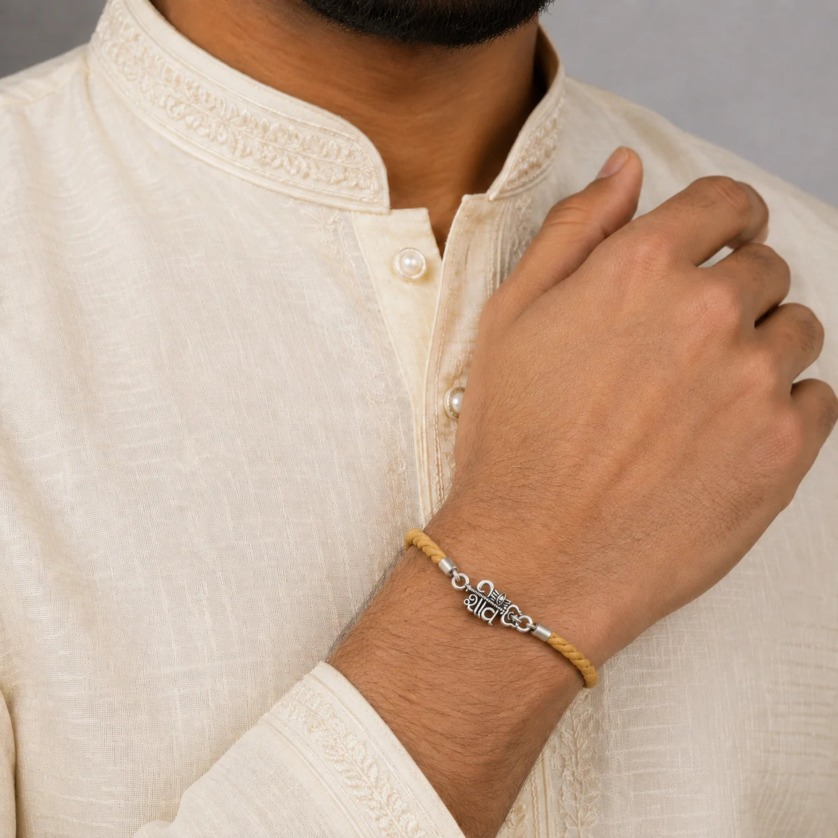 Adjustable 925 Silver SHIVA Rakhi