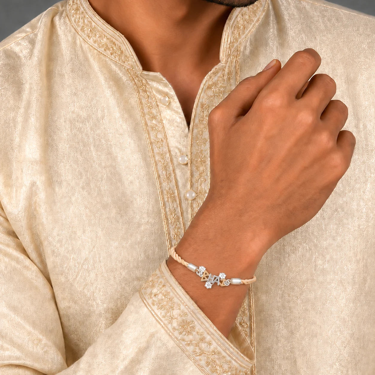 Adjustable 925 Silver BHAI Rakhi