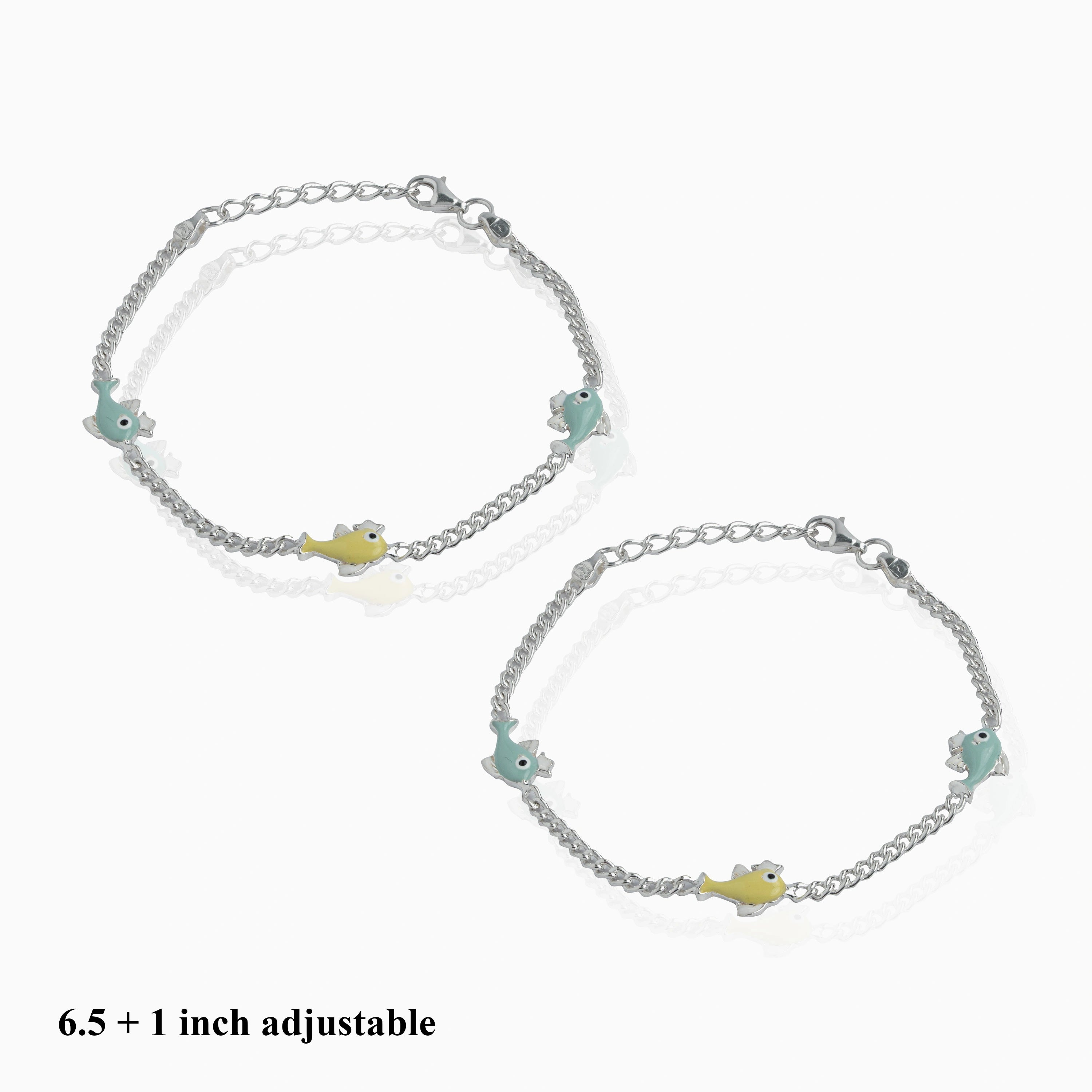 Adjustable Dolphin Charm Girls Anklet
