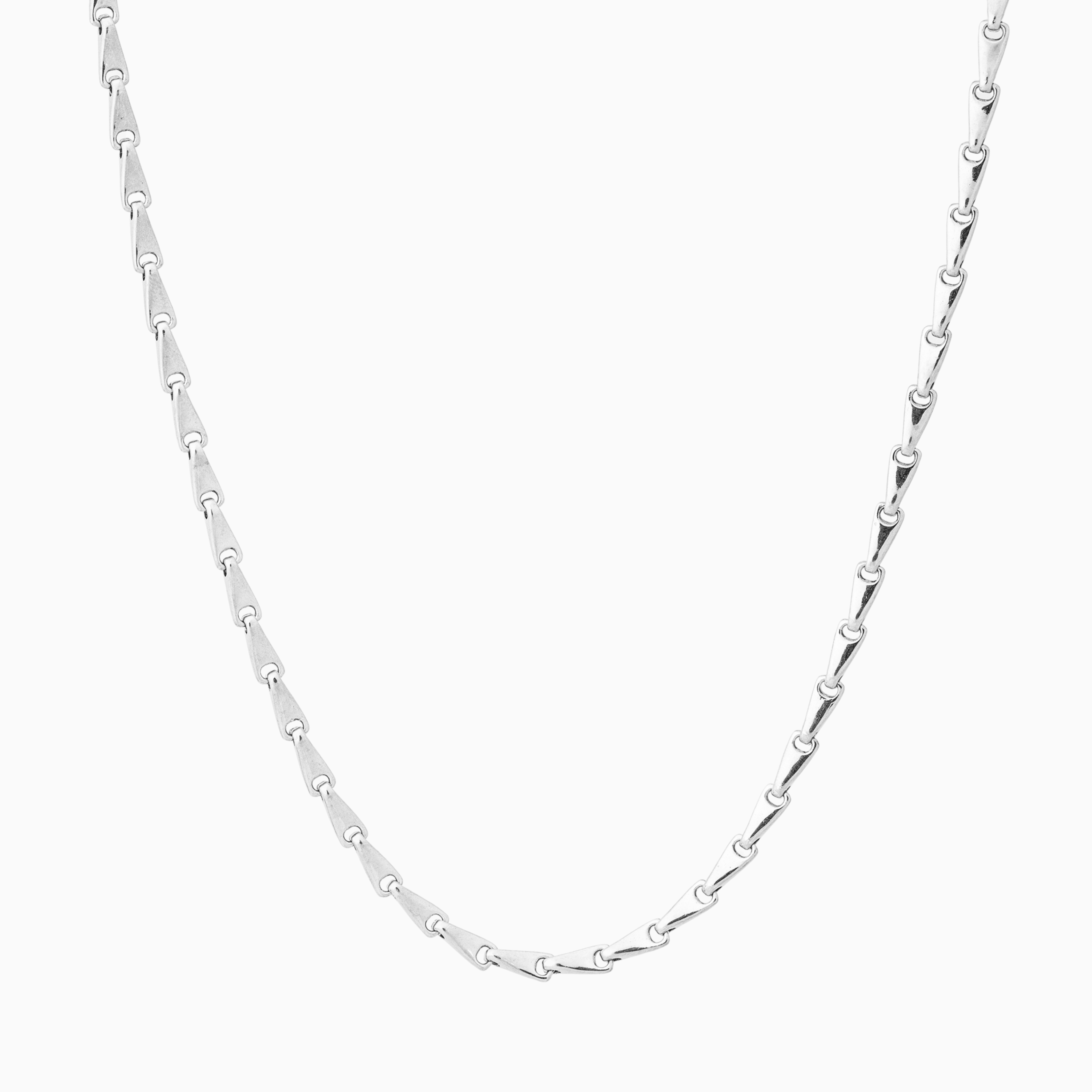 Arrow link sterling silver chain