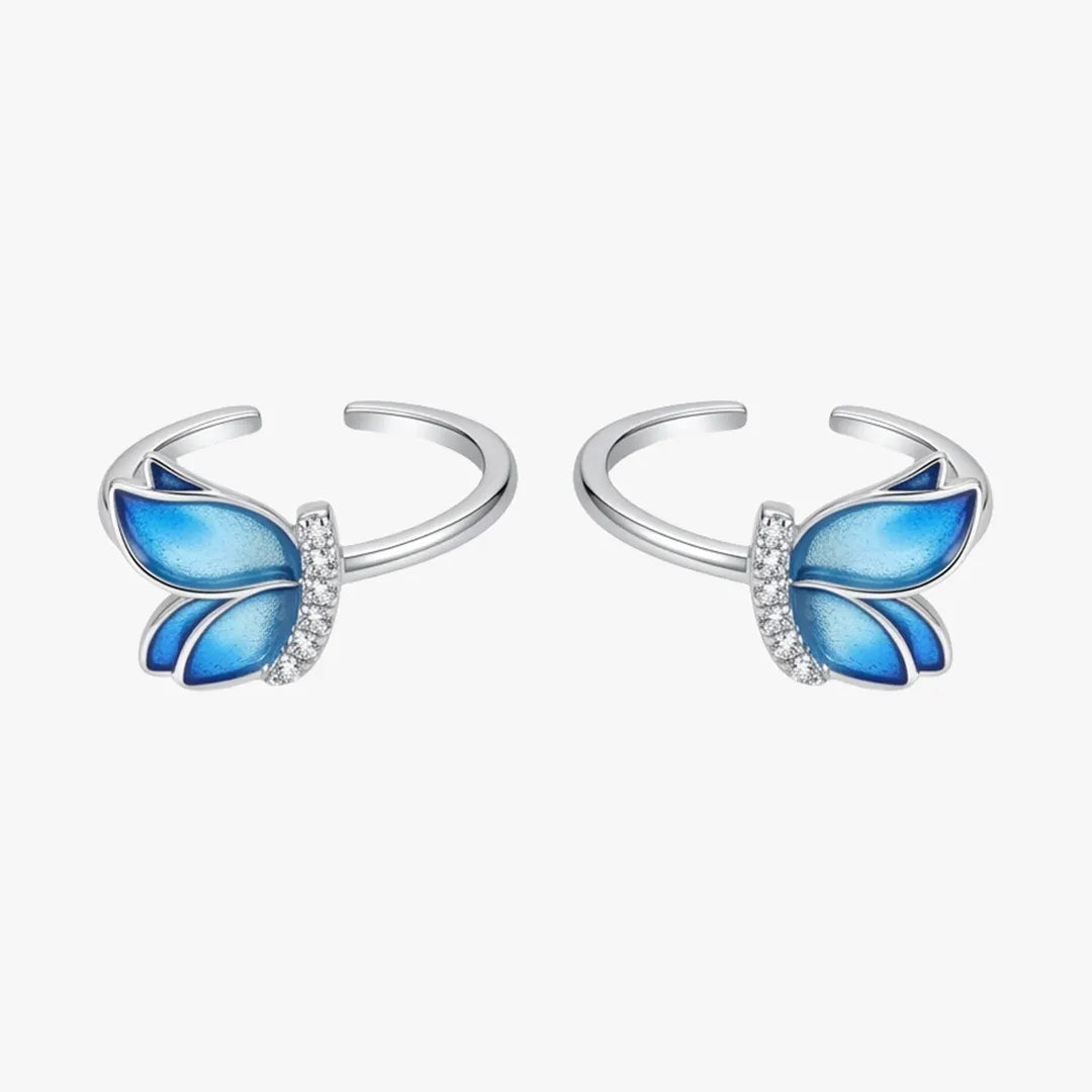 Blue butterfly metti for women