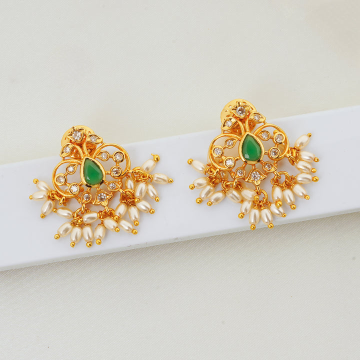 Bridal Gold plated Stud Earrings Online