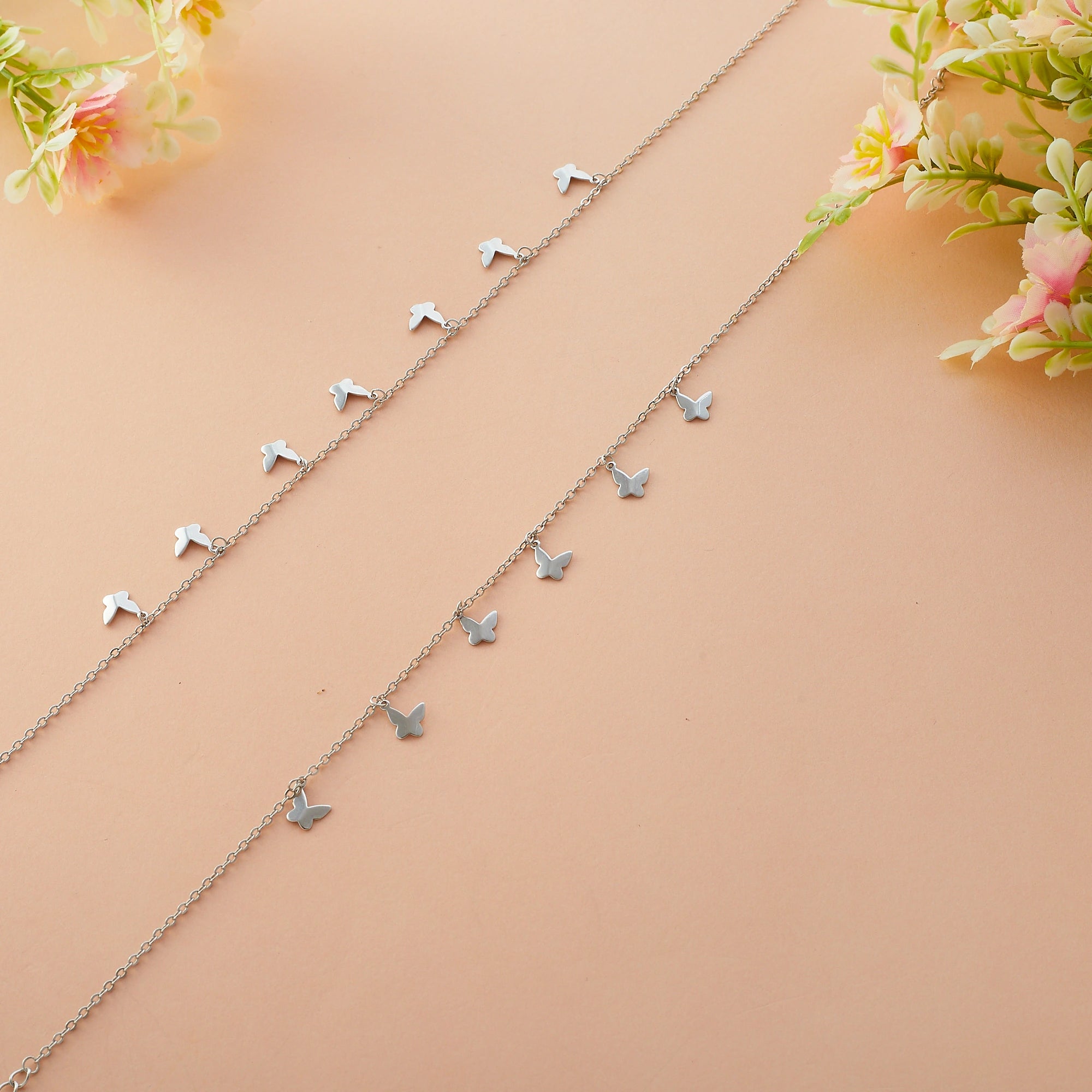 Butterfly Charm Anklet Ishna
