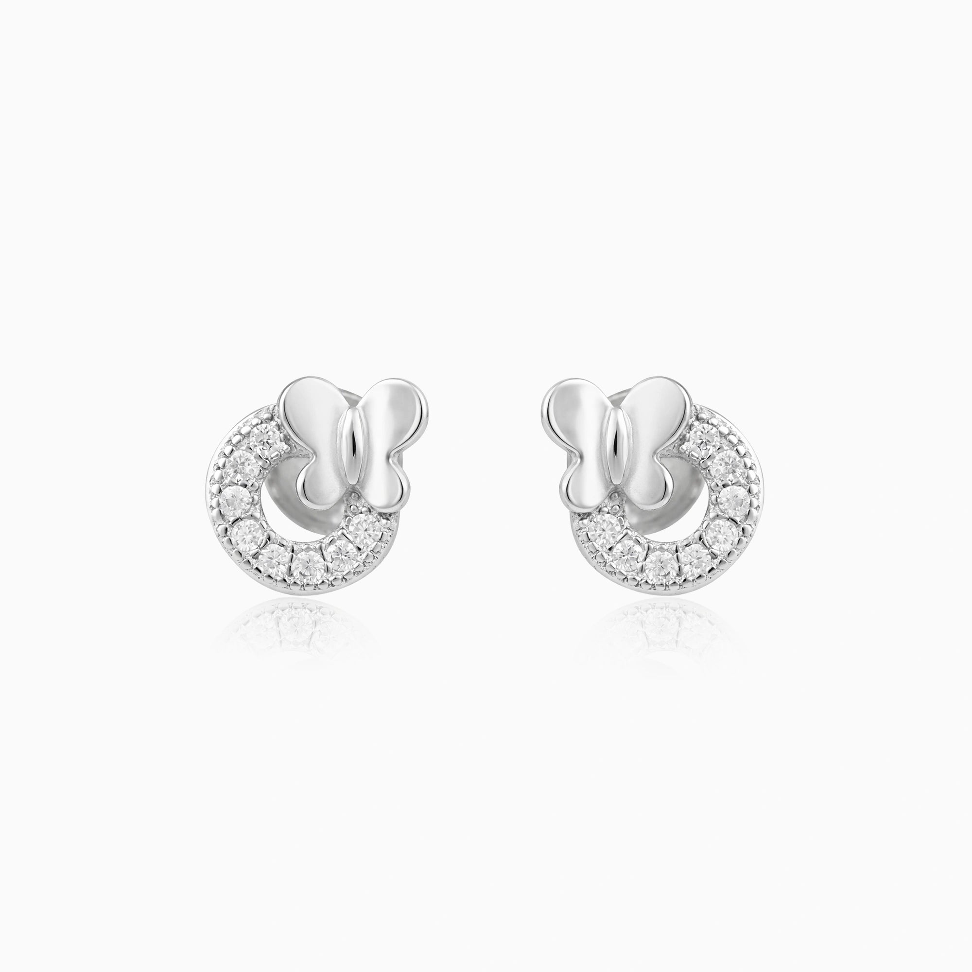 Butterfly Circle Earrings Ishna