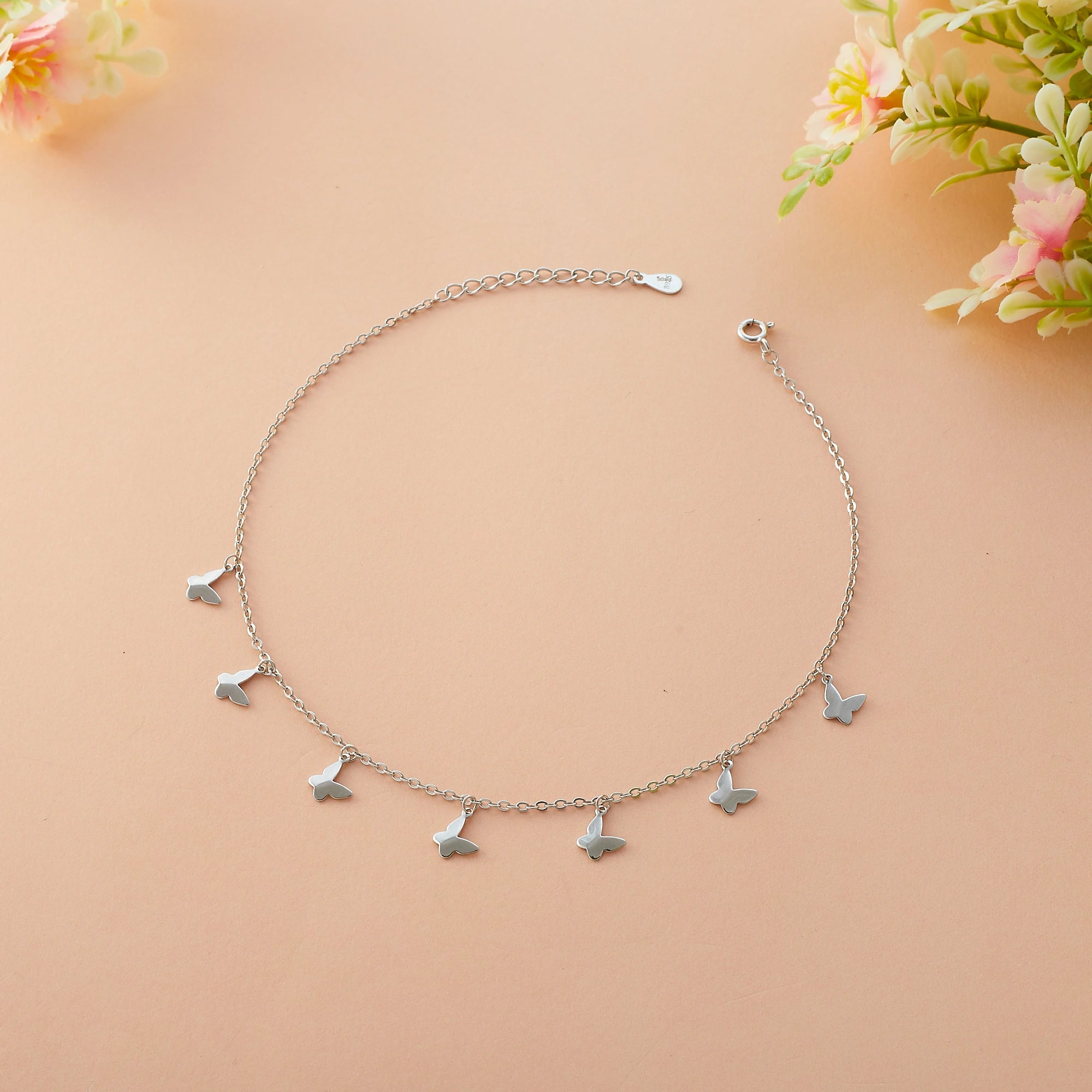 Butterfly Motif Anklet Ishna