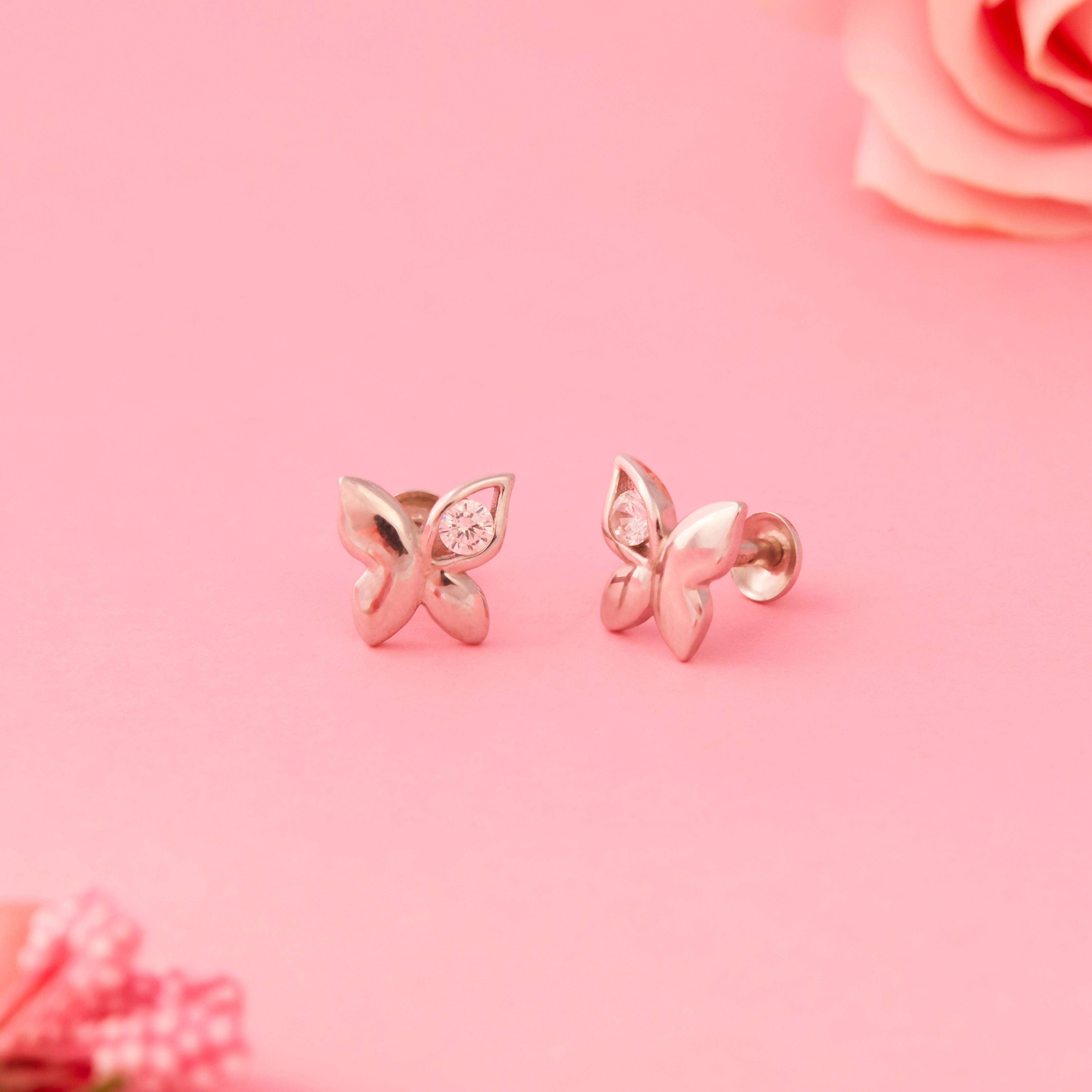 Butterfly Stud Earrings Ishna