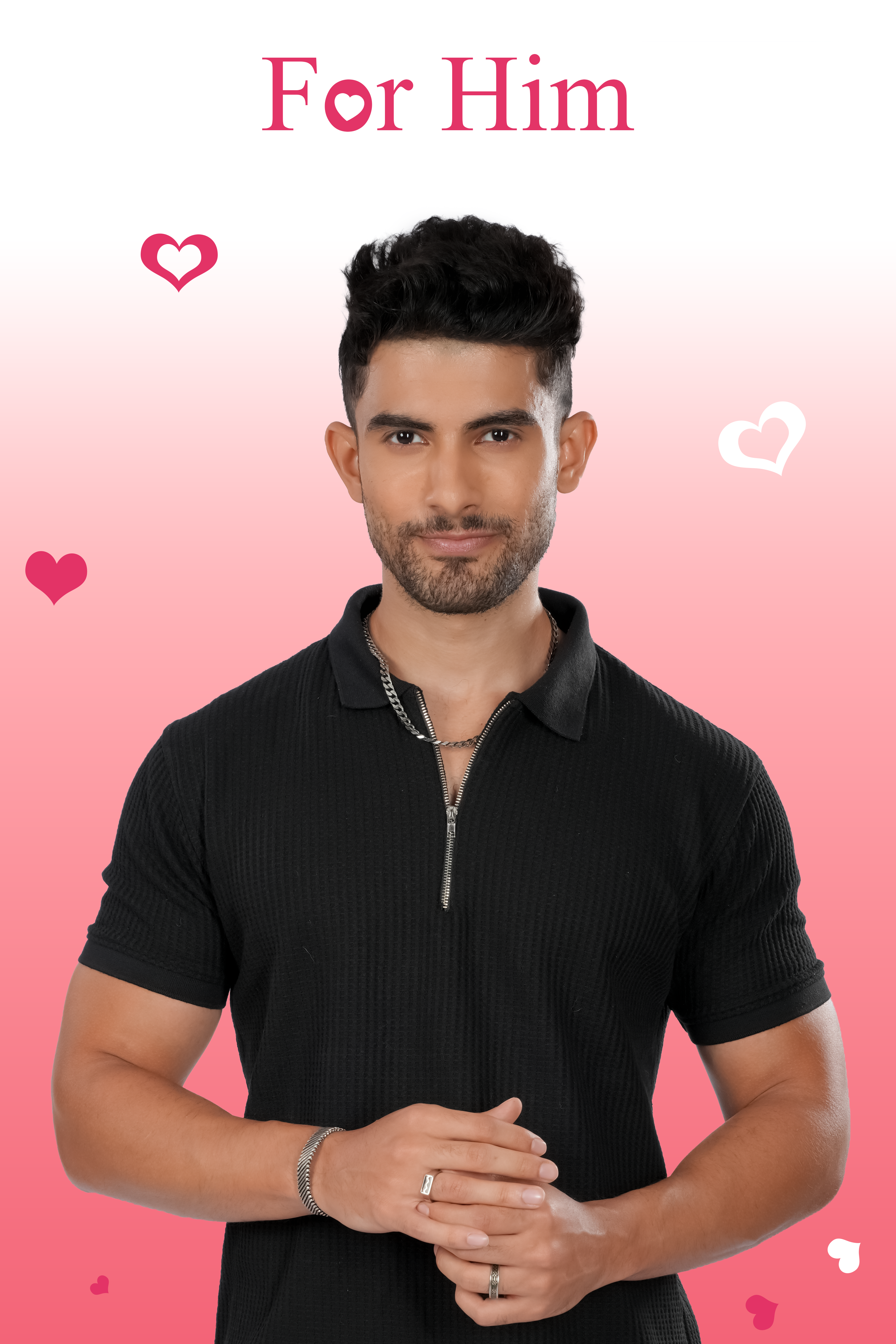 Minimalist silver kada for men