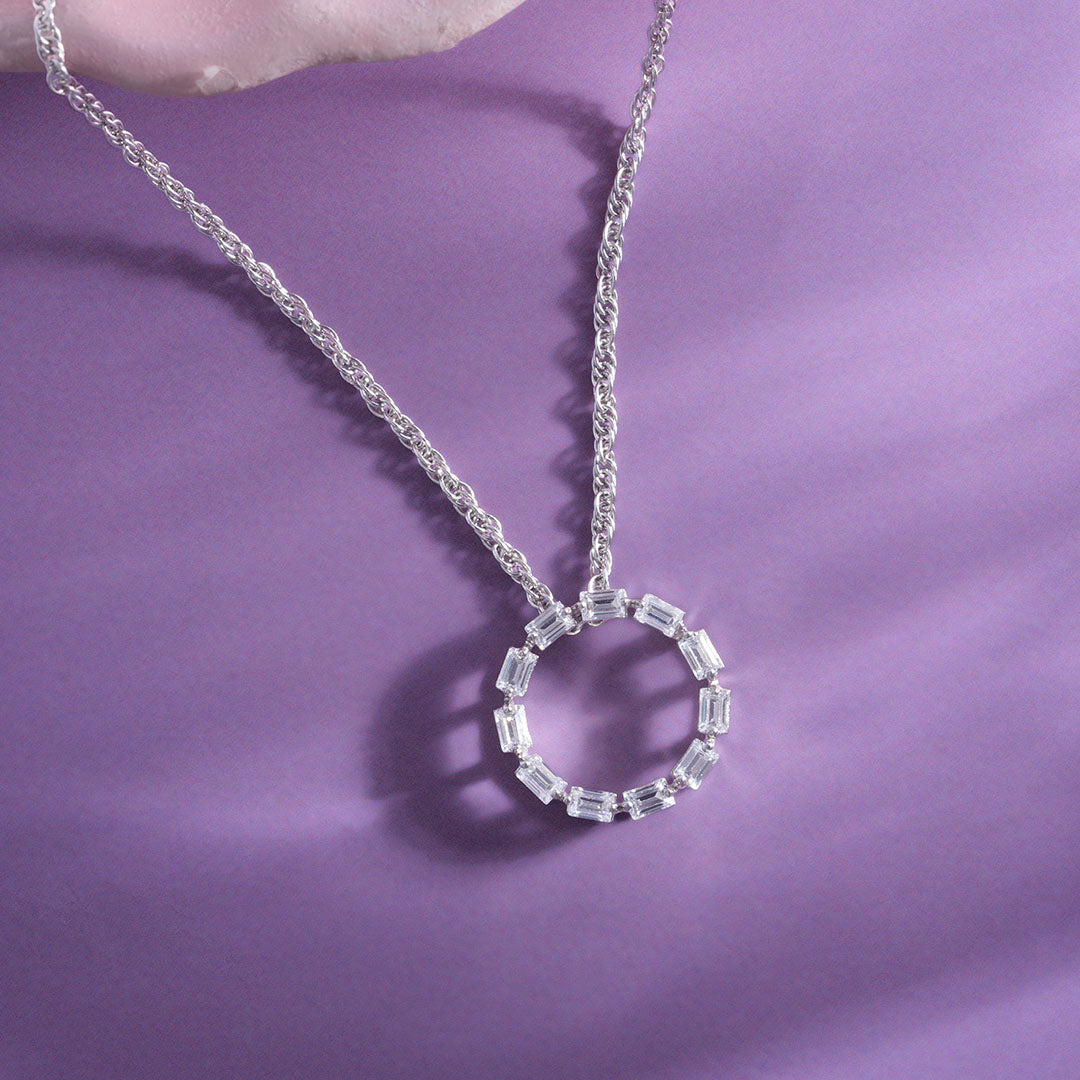 CZ Baguette Chain Ishna