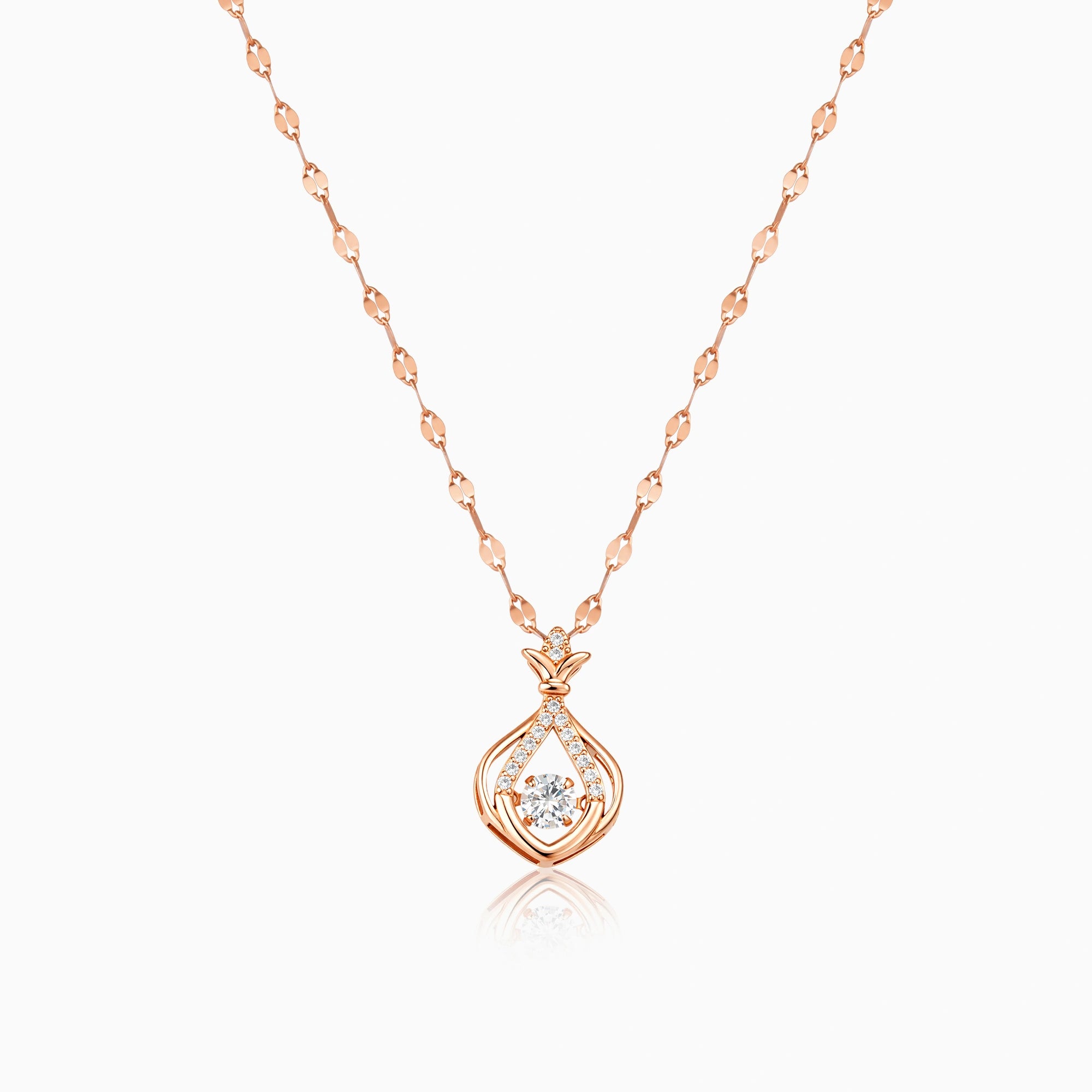 CZ Dancing Stone Chain Ishna