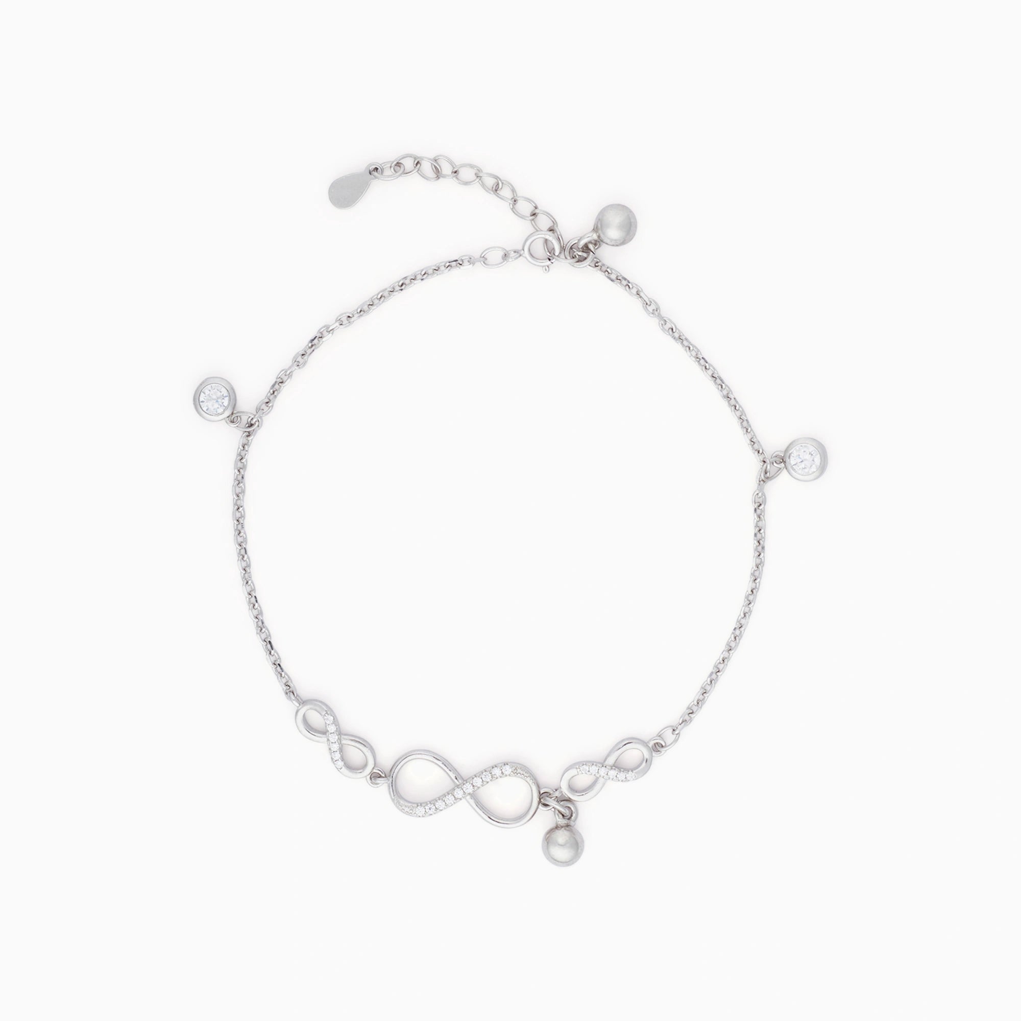 CZ Infinity Anklet Ishna 