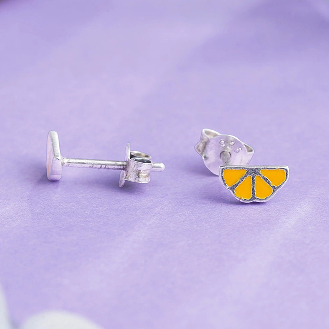 Citrus Slice Stud Earrings Ishna