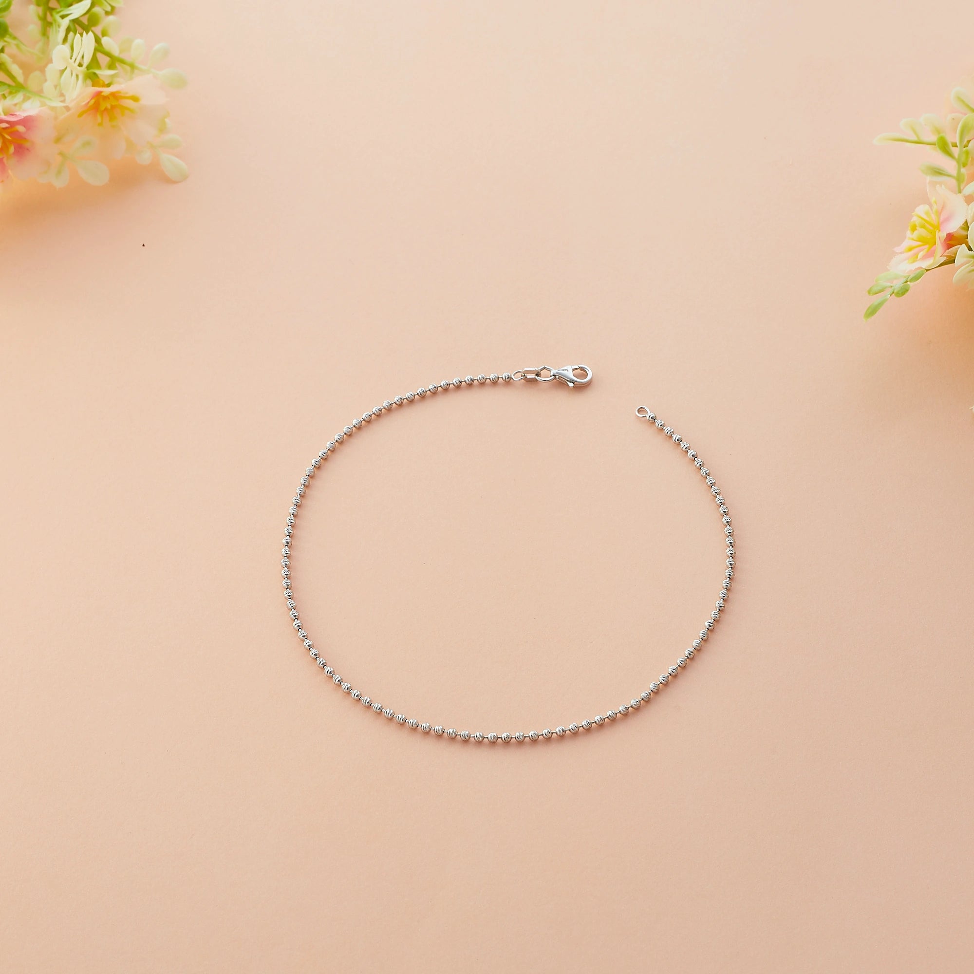 Classic Beaded Anklet Ishna 