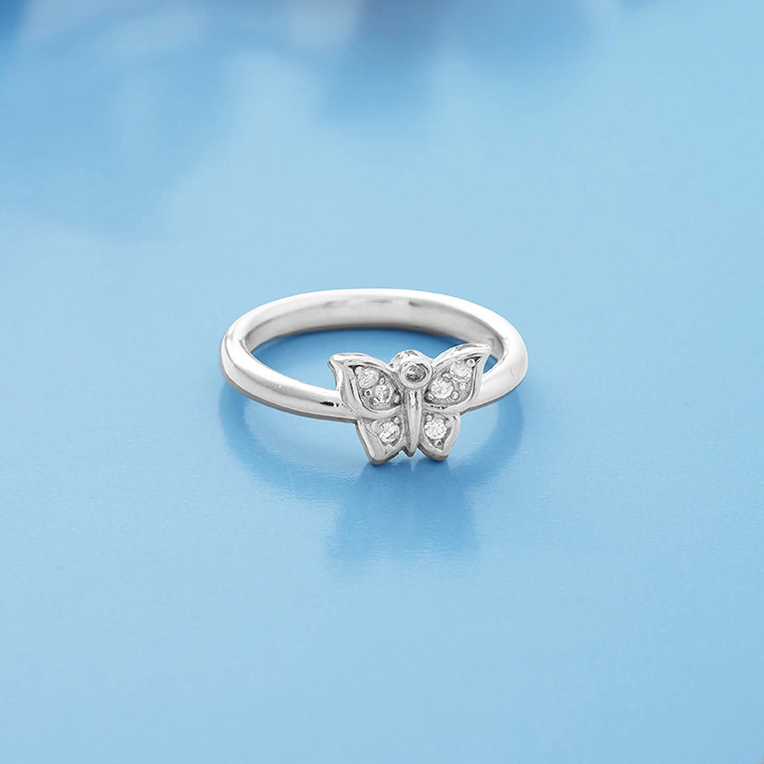 Classic Butterfly Motif Ring Ishna