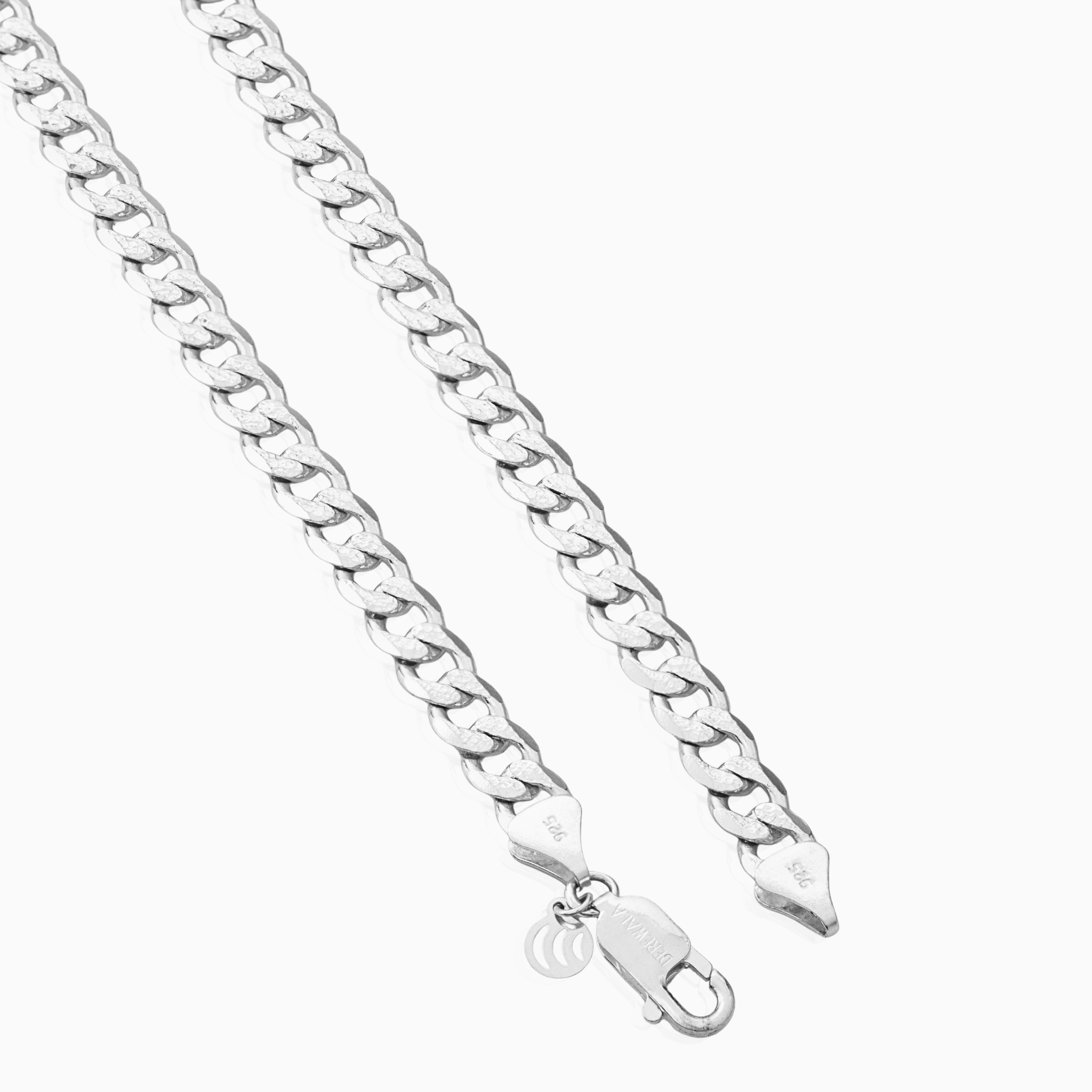 Classic Cuban link silver mens chain