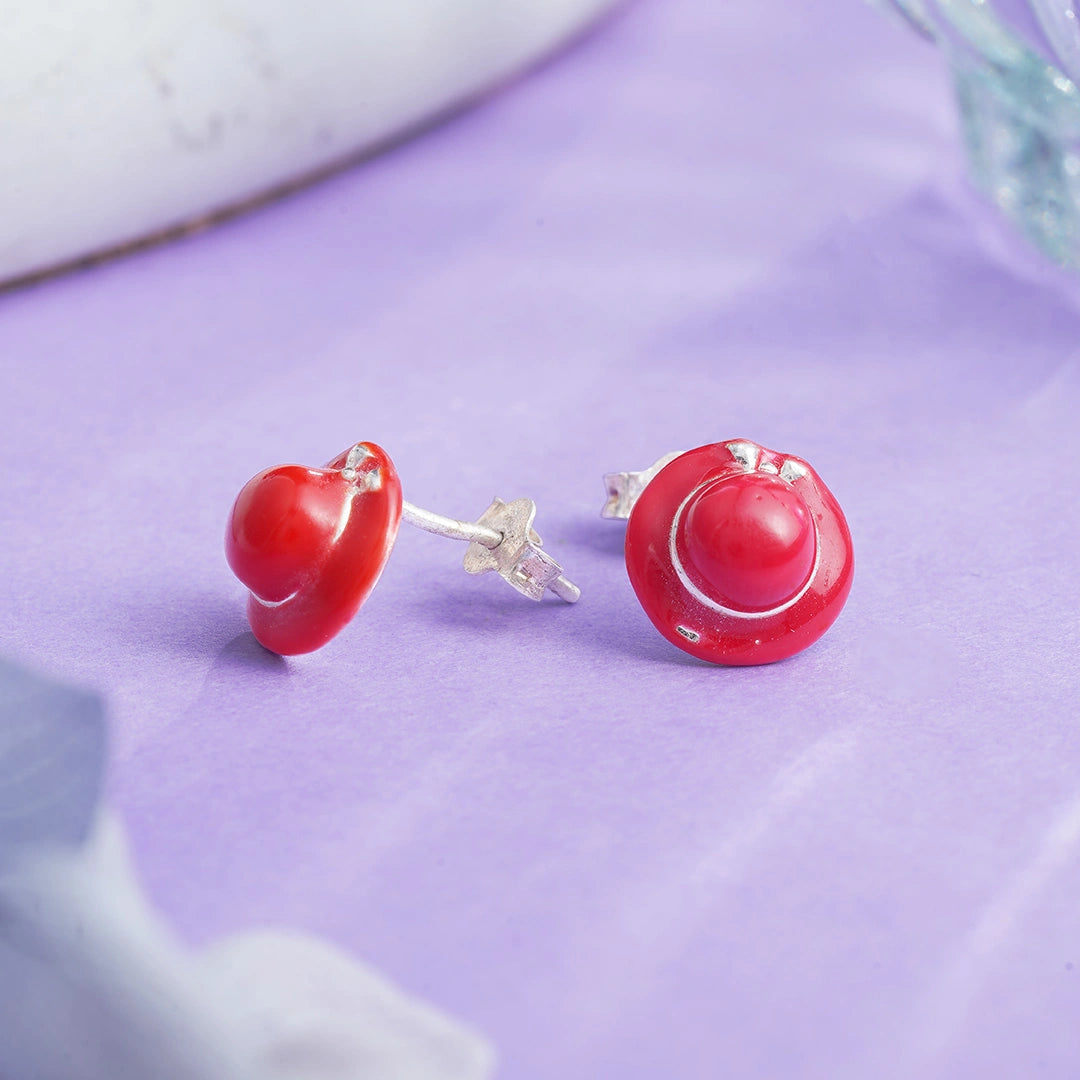 Classic Hat Stud Earrings Ishna