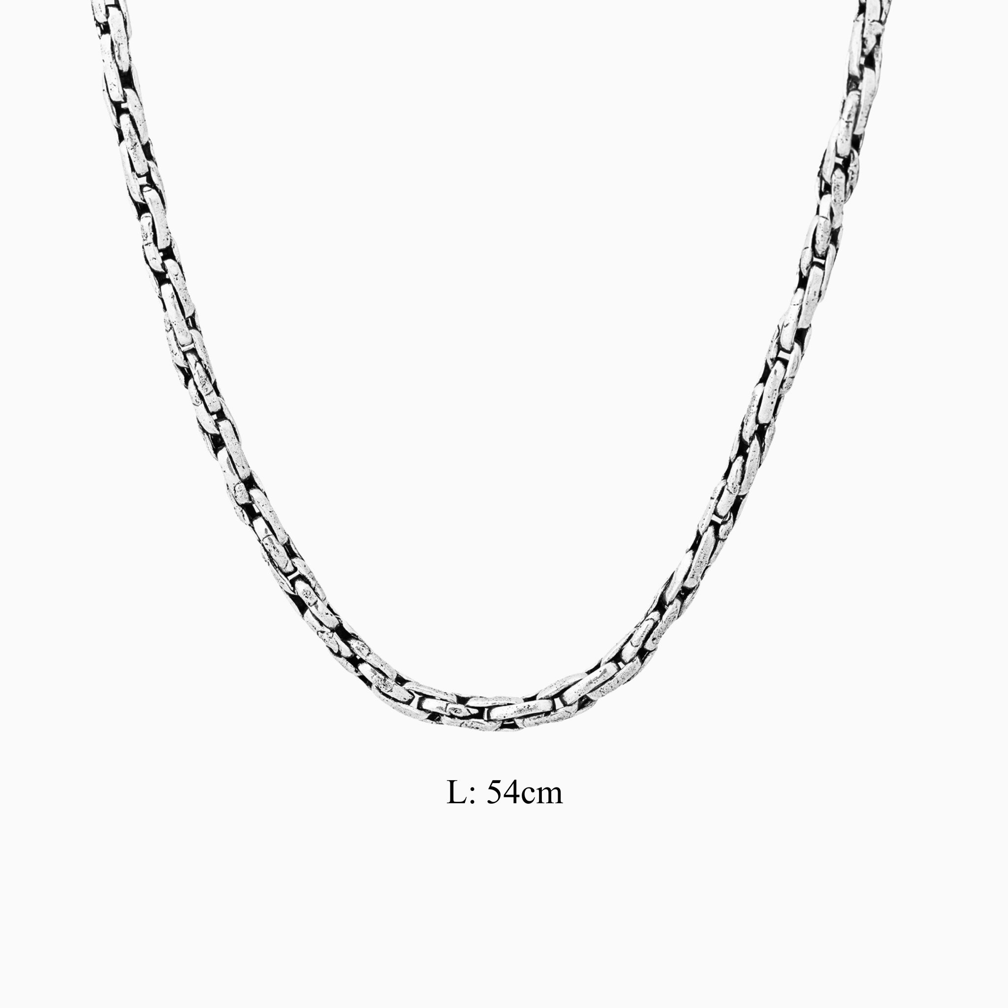 Classic men’s sterling silver chain