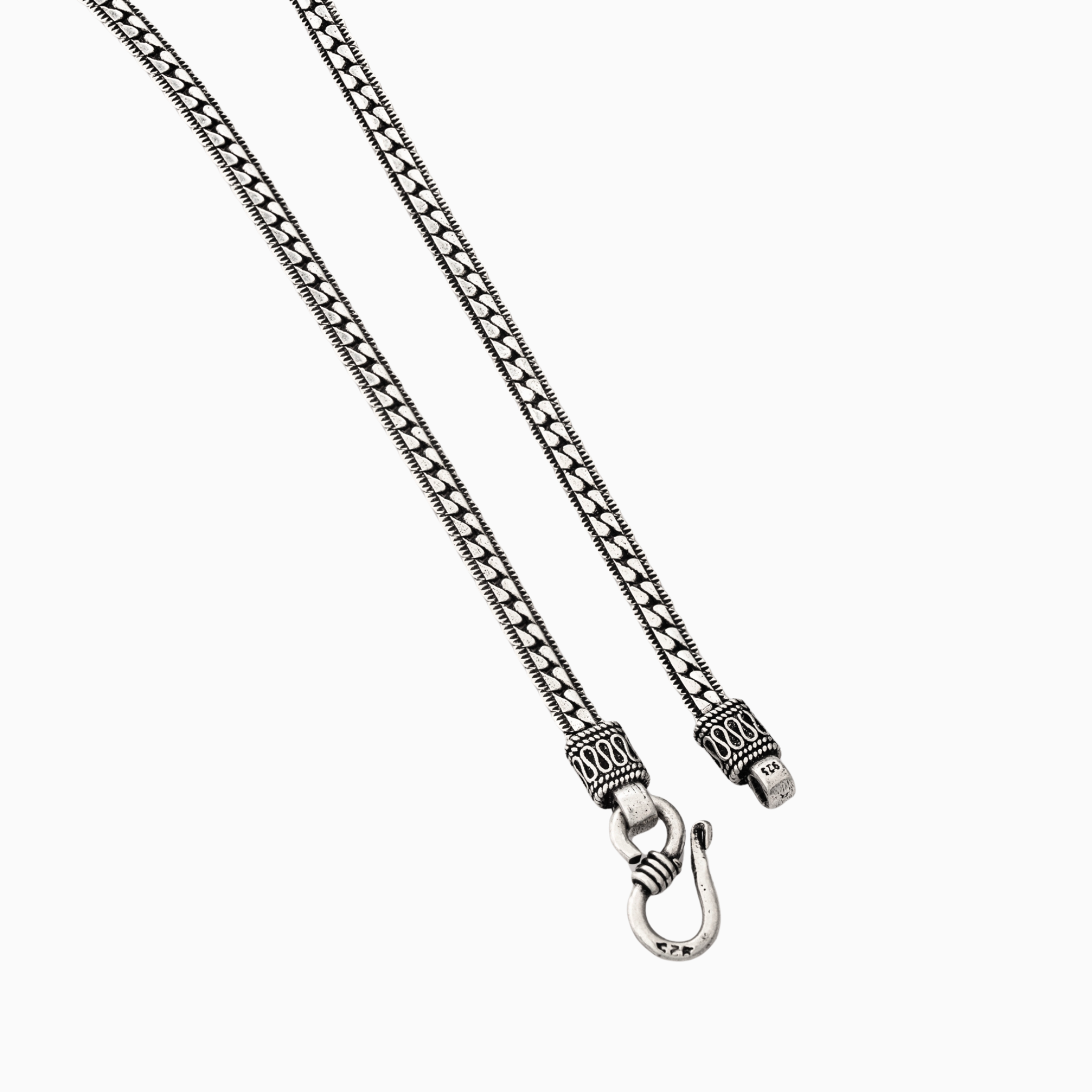Classic sterling silver snake chain