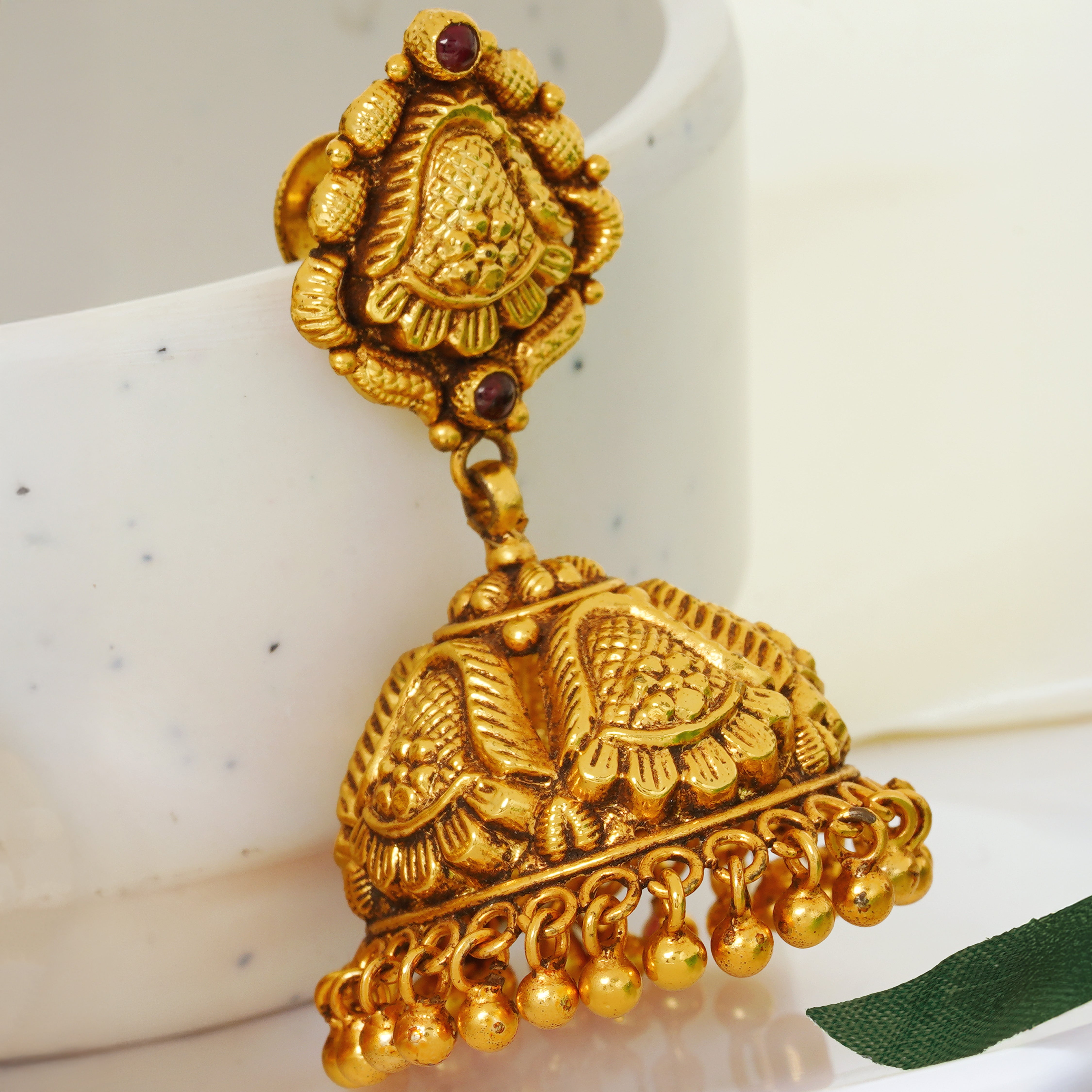 Classical Temple Style Earrings for Women