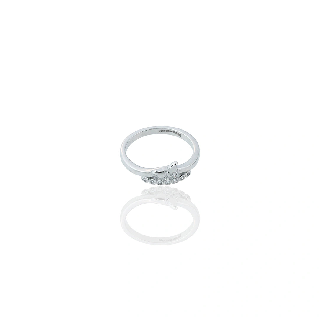 Crystal Butterfly Ring Ishna