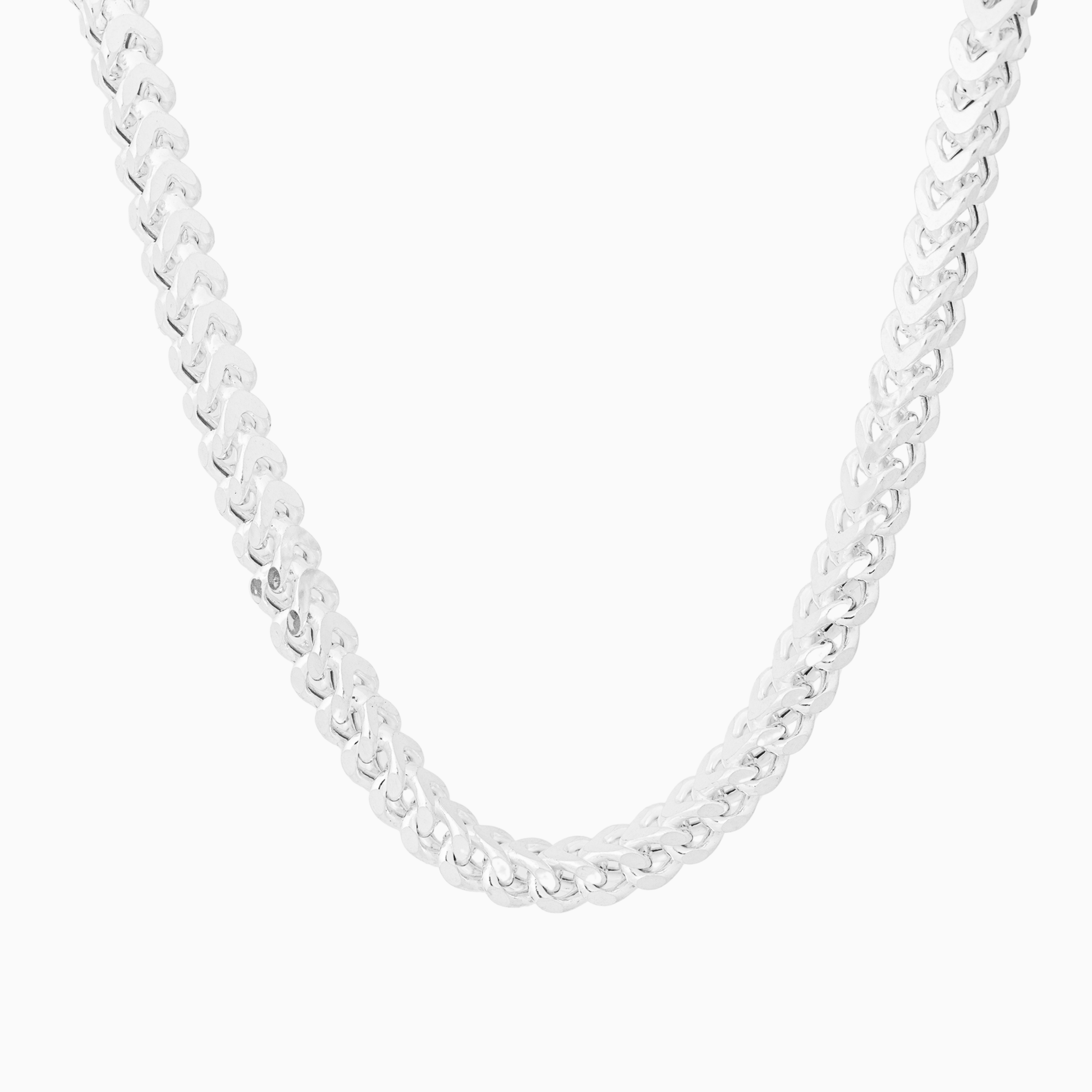 Cuban link sterling silver chain