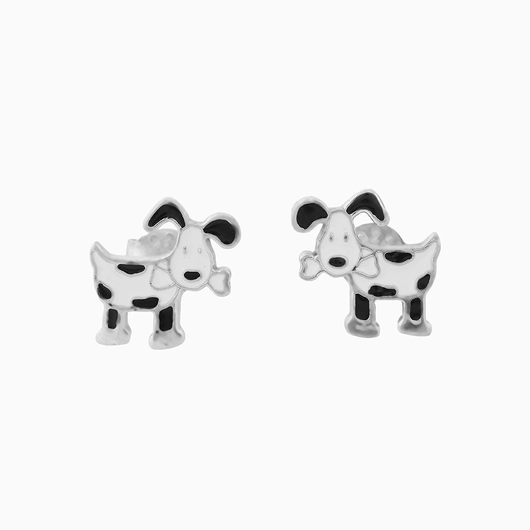Dalmatian Dog Kids Studs Ishna