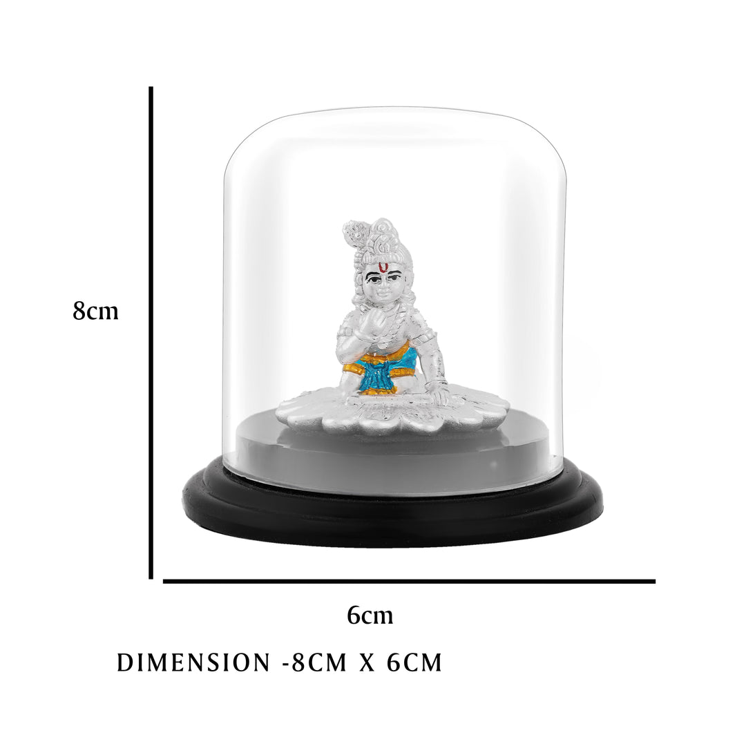 Decorative Silver Krishnar Idol for Gifting