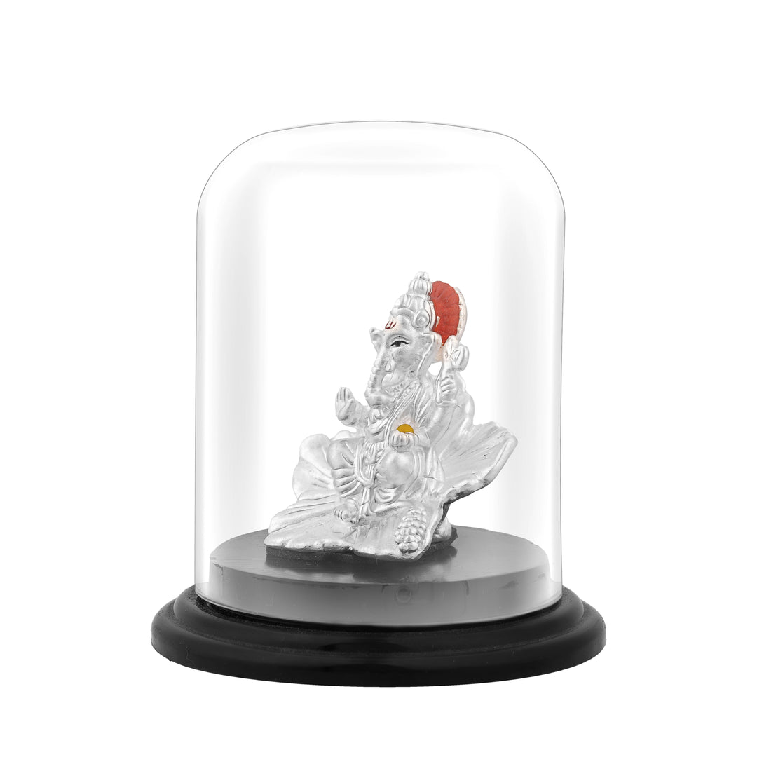 Divine Silver Ganpati Statue 8 CM Online