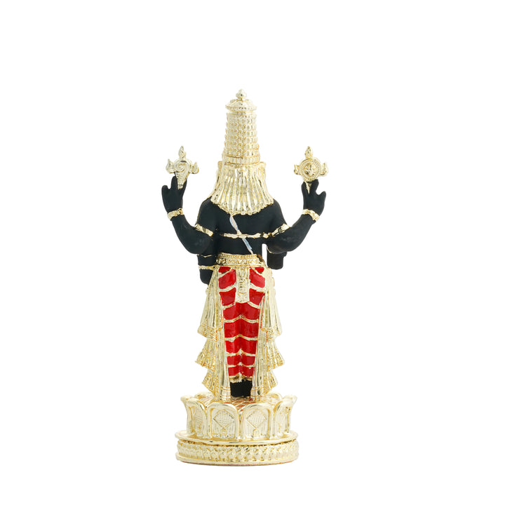 Divine Tirupati Balaji Silver Plated Home Temple Idol
