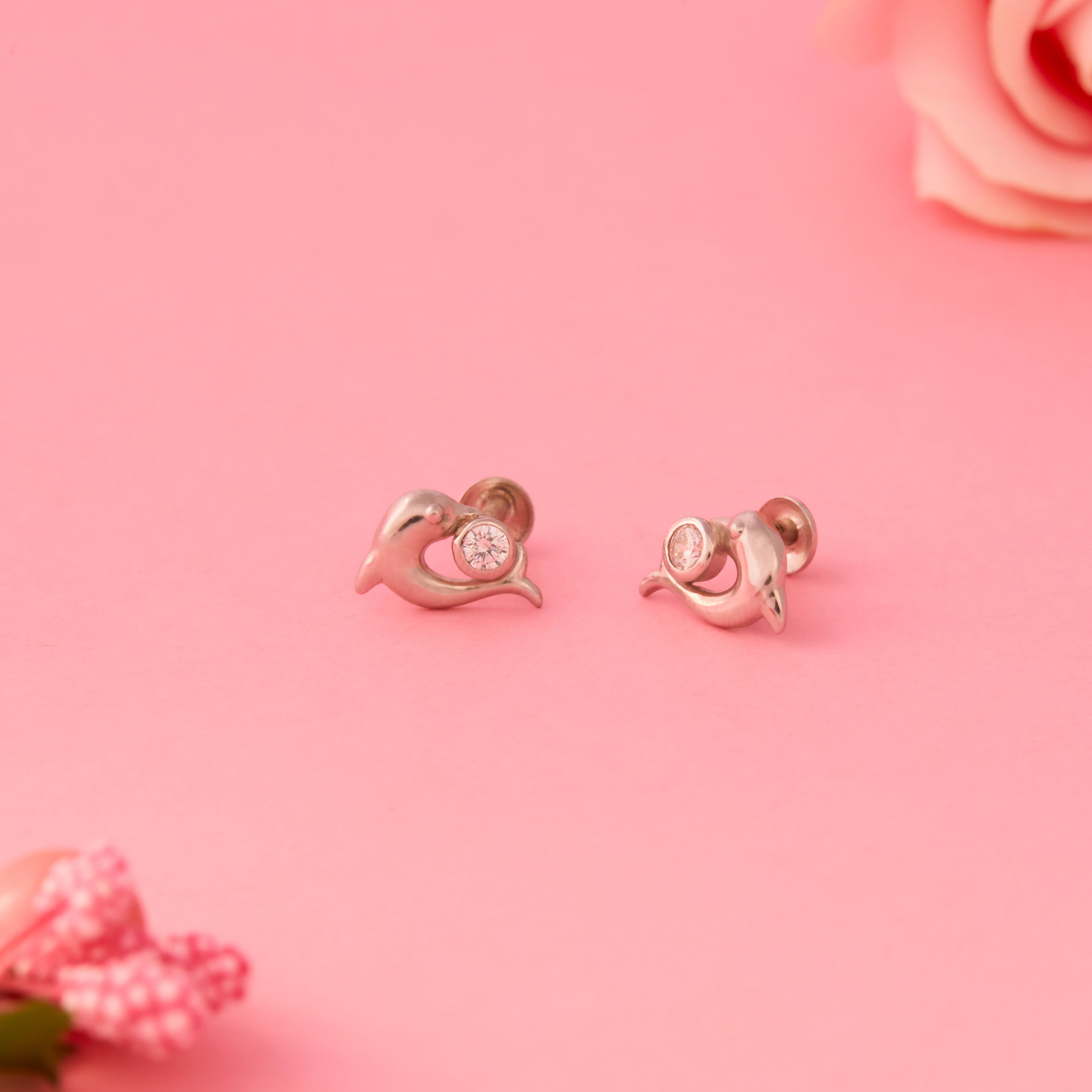 Dolphin Stud Earrings Ishna
