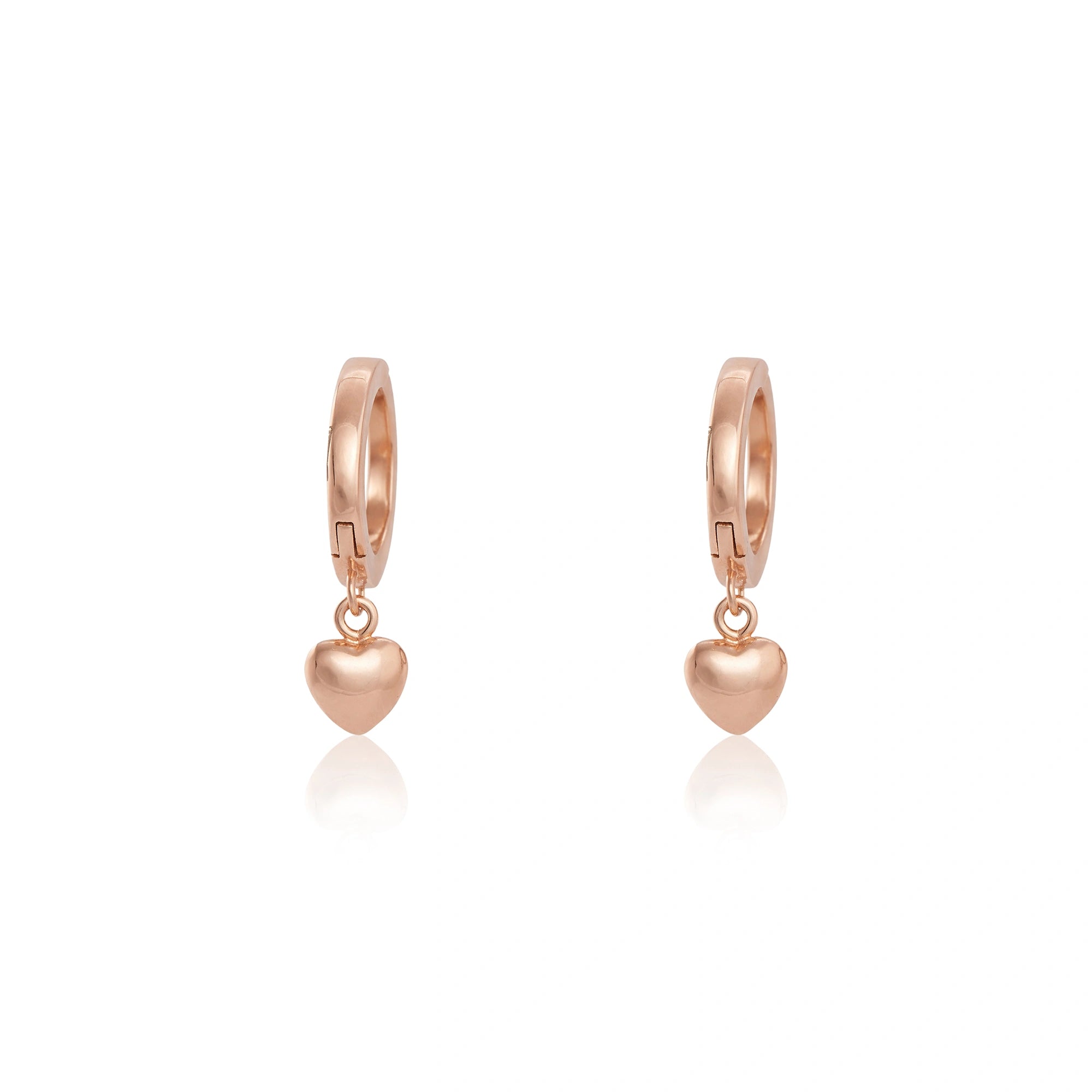 Double Heart Hoop Earrings Ishna