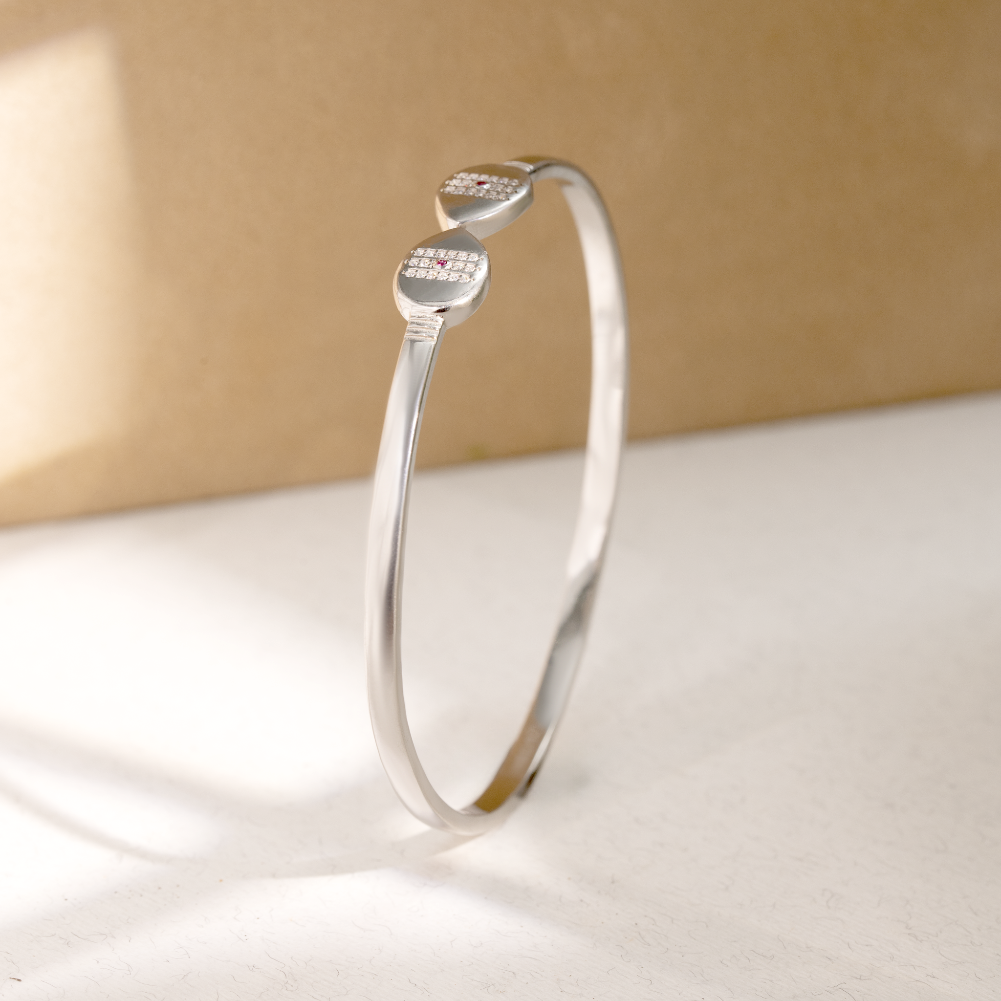 Double side Vel silver kada