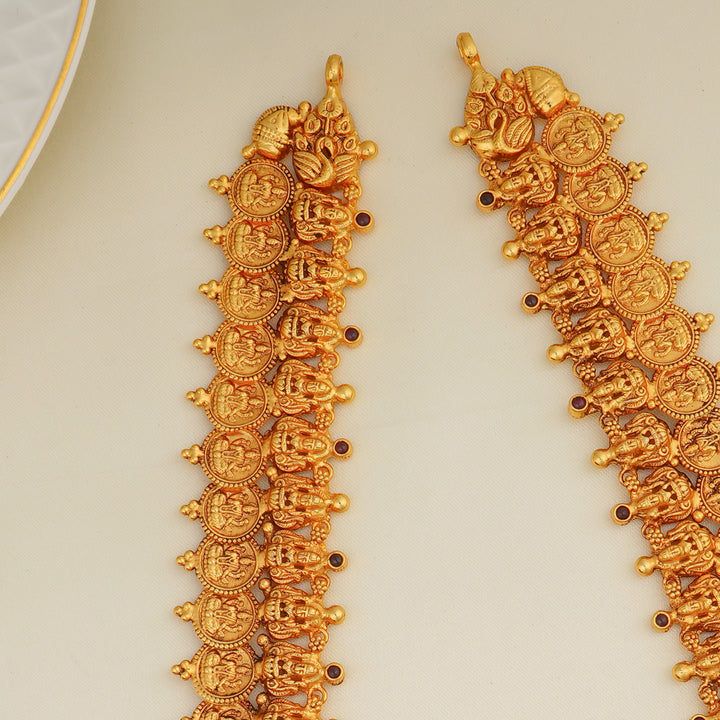 Dual-layer Kasumalai temple jewellery design