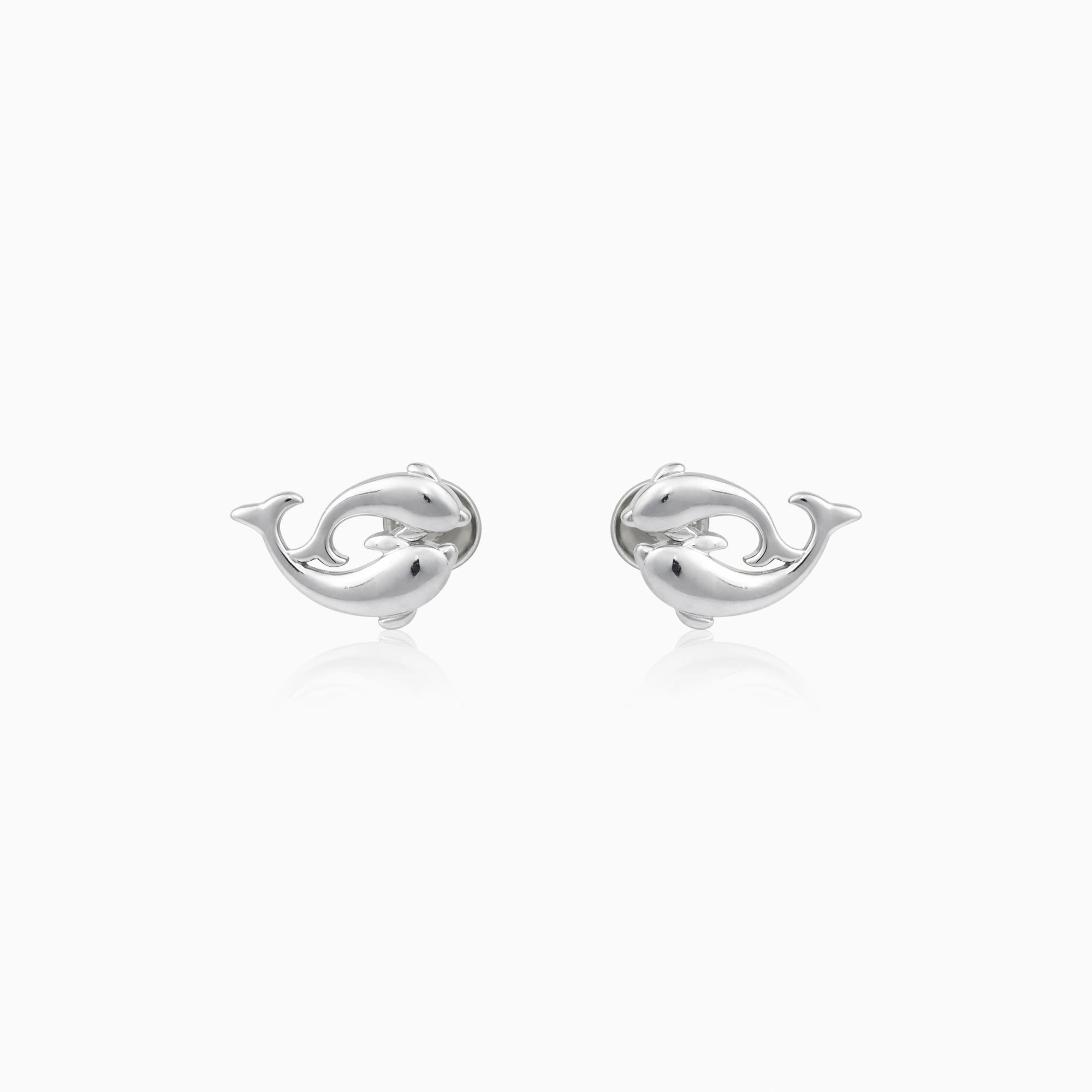 Dual Dolphin Motif Earrings Ishna