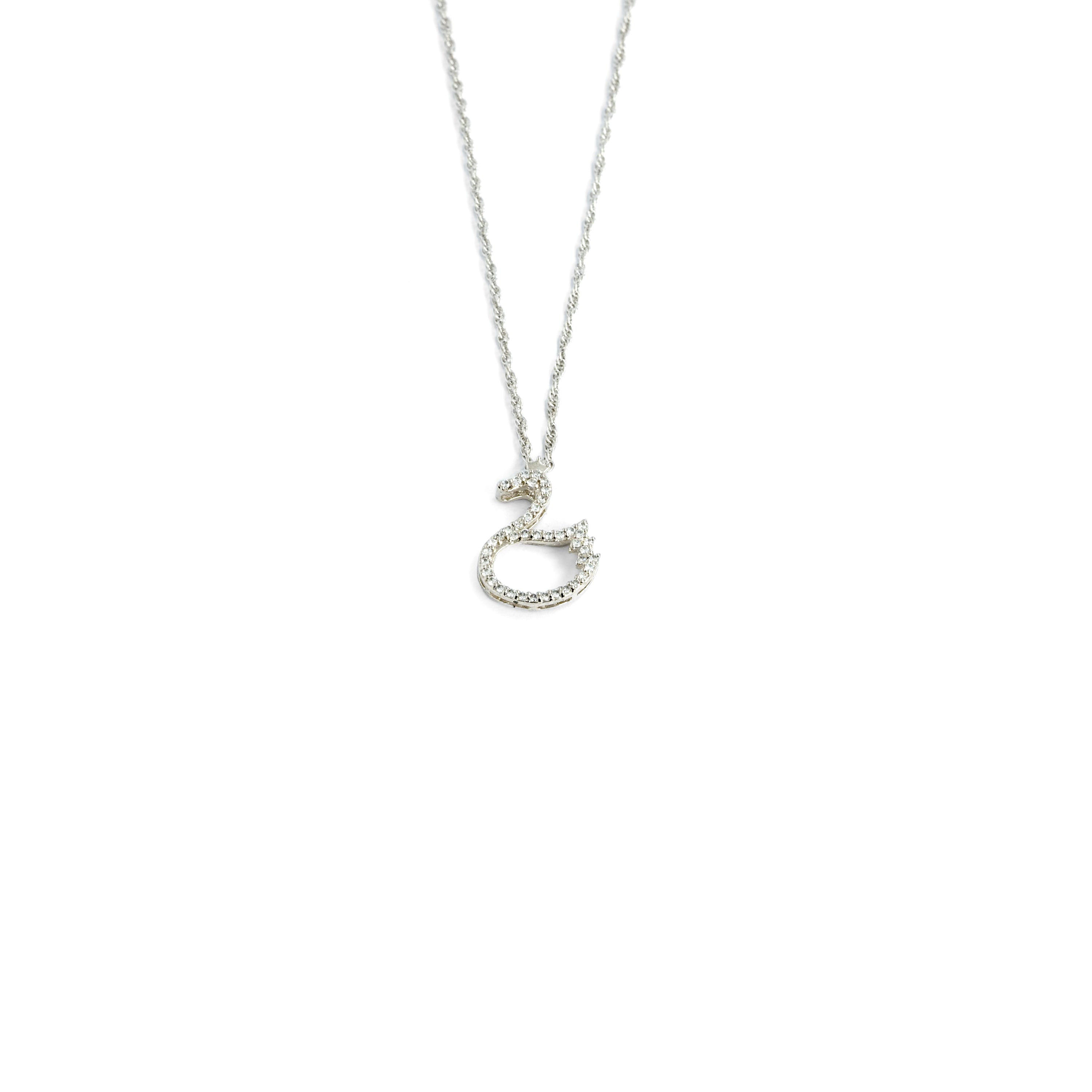 Swan-Shaped Pendant Chain