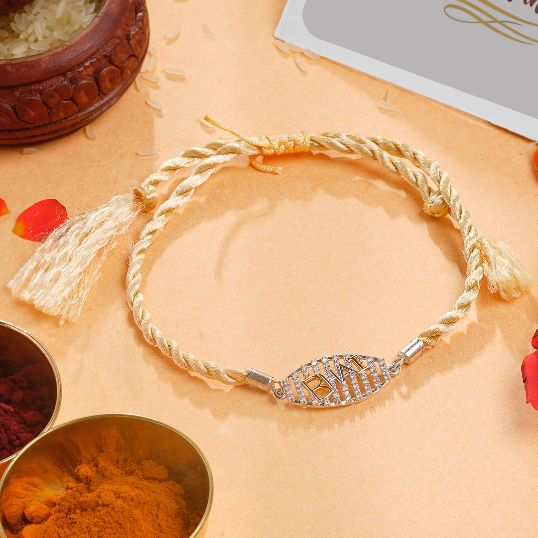 Elegant Bhai rakhi for Raksha Bandha