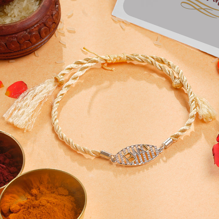 Elegant Bhai rakhi for Raksha Bandha